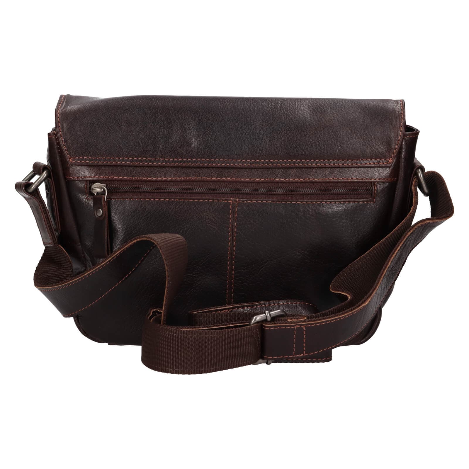 Kožená crossbody kabelka Greenwood Nora, hnědá 3