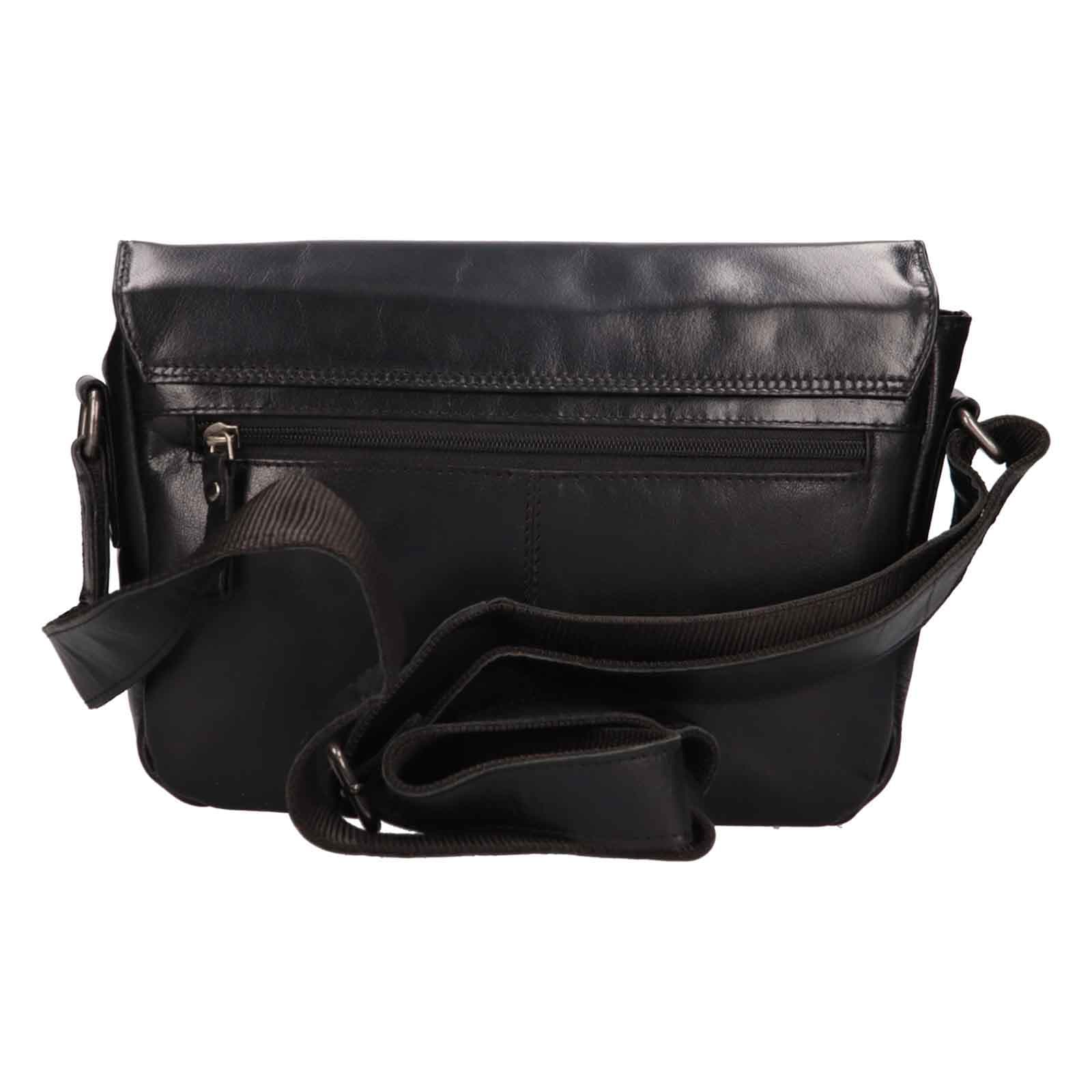 Kožená crossbody kabelka Greenwood Nora, černá 3