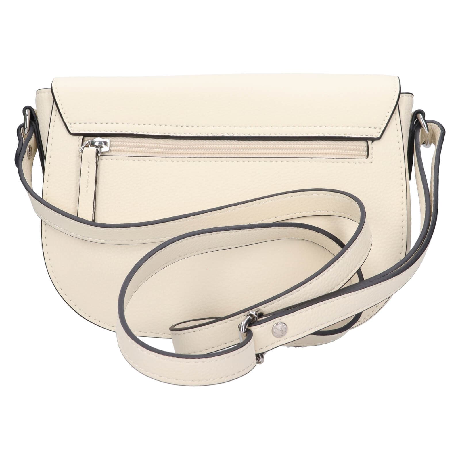 Kožená crossbody kabelka Katana Amálie, béžová 3