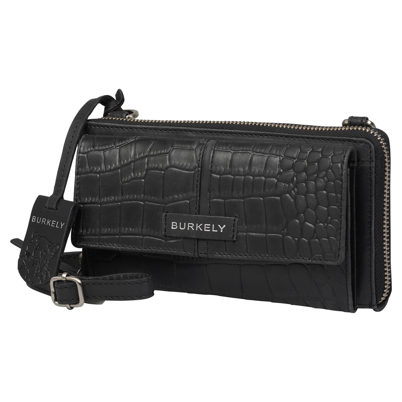 Kožená crossbody kabelka s peněženkou Burkely Ziza 2
