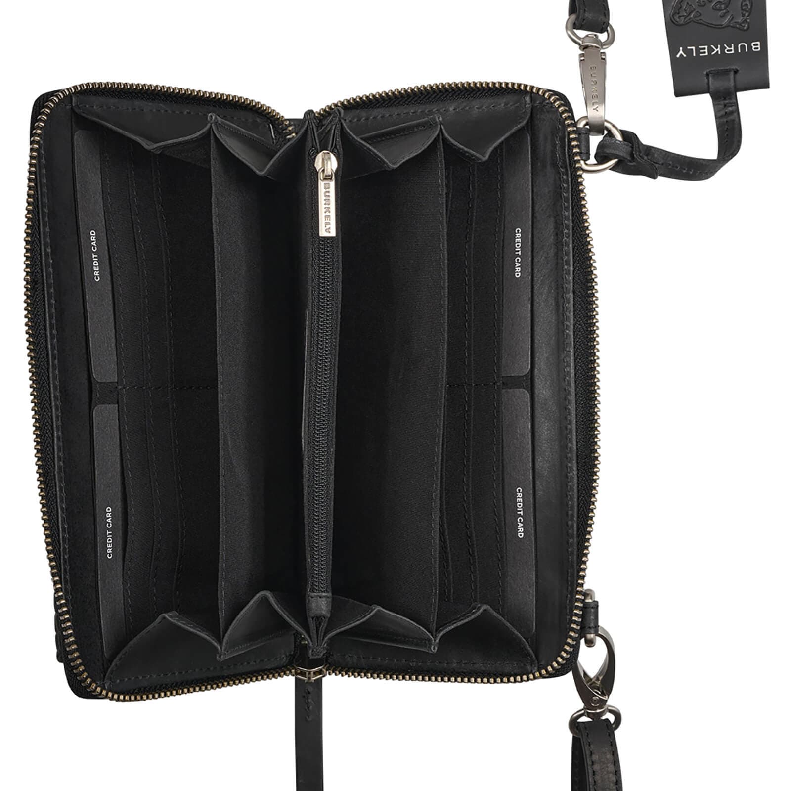 Kožená crossbody kabelka s peněženkou Burkely Ziza 4