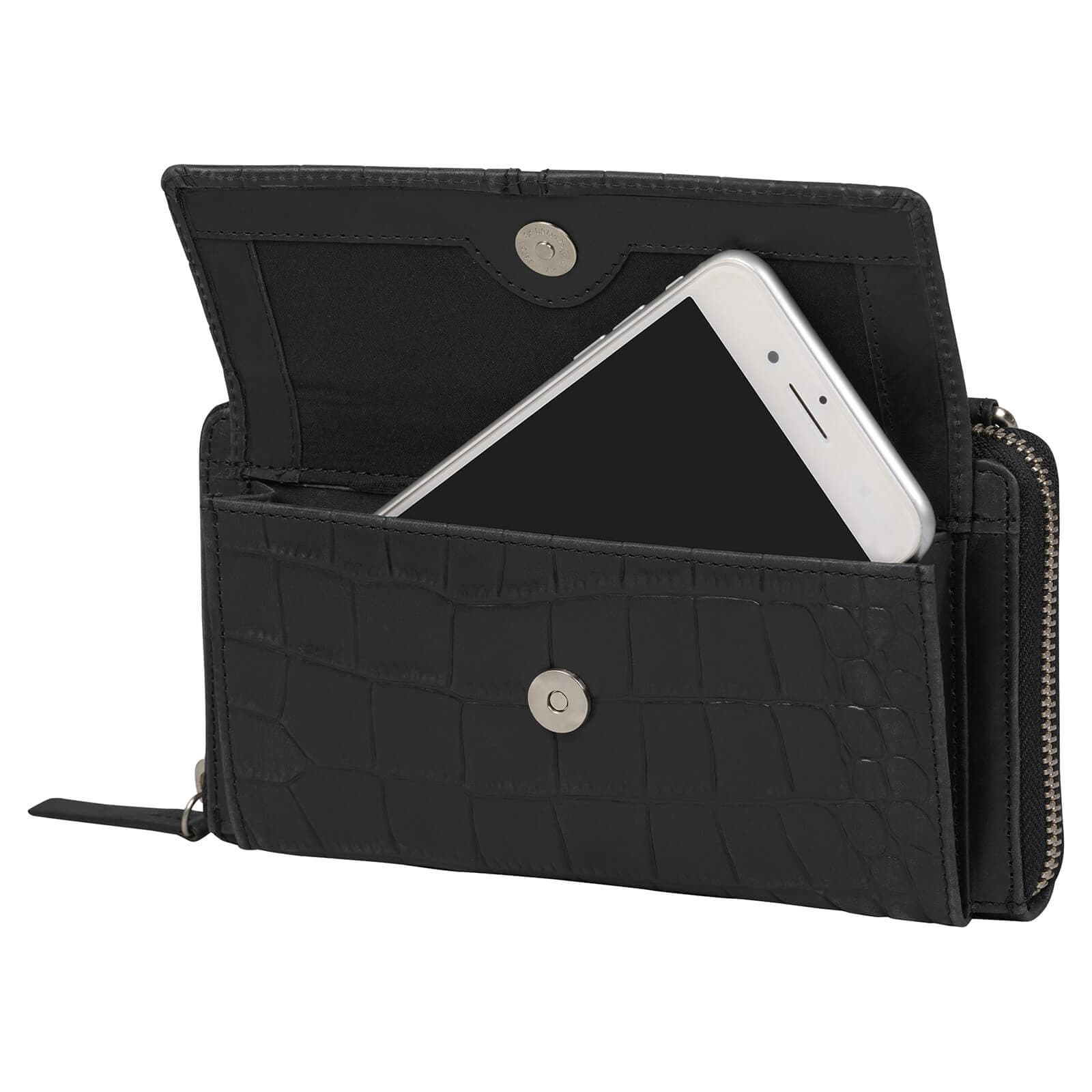 Kožená crossbody kabelka s peněženkou Burkely Ziza 5