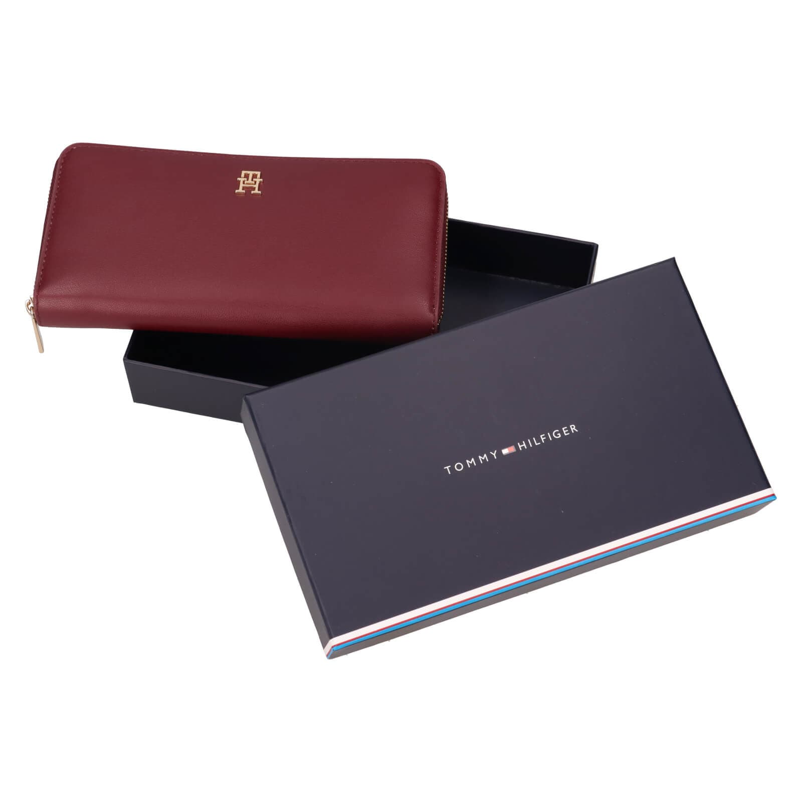 Peněženka Tommy Hilfiger Moka, vínová 5