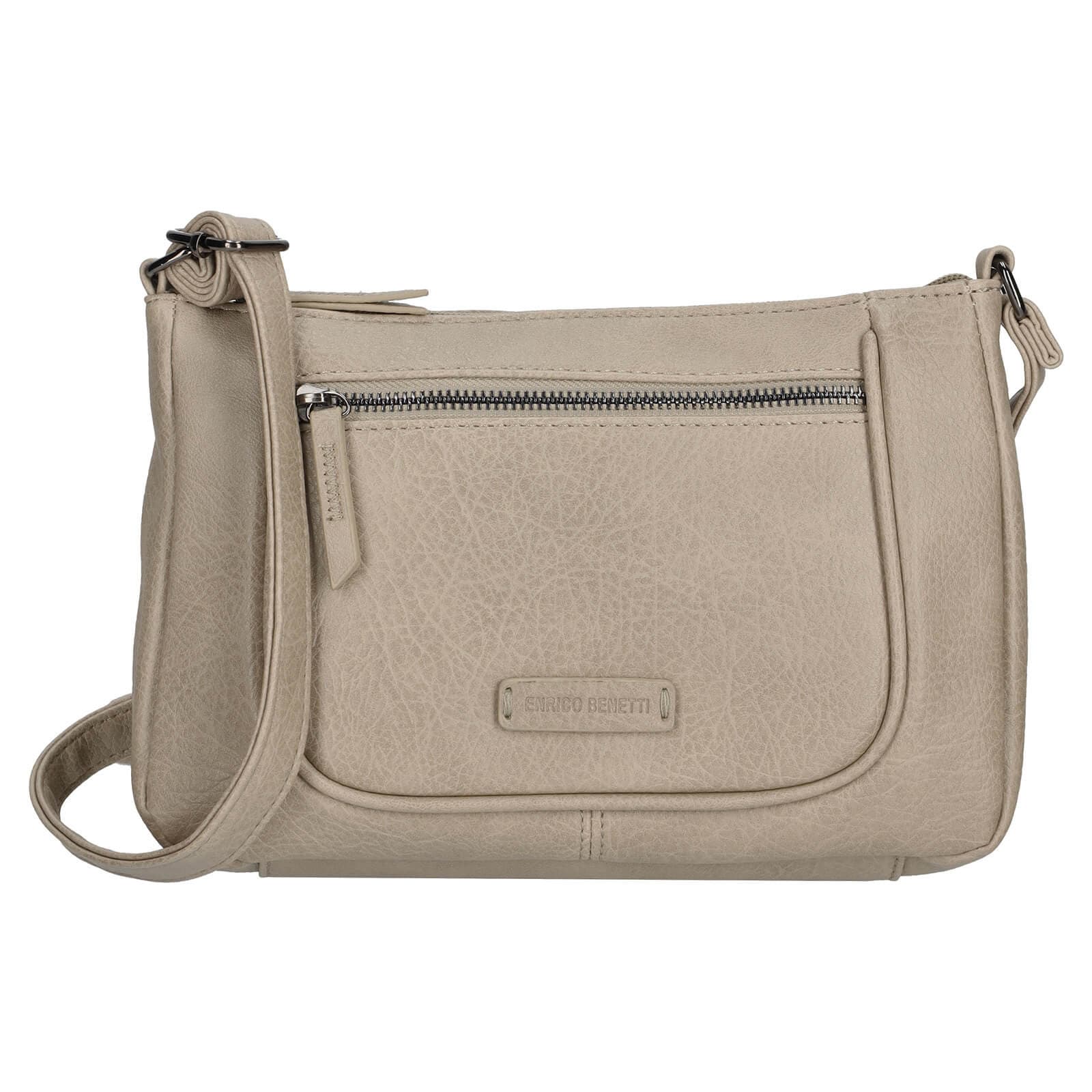 Crossbody kabelka Enrico Benetti Emma, béžová