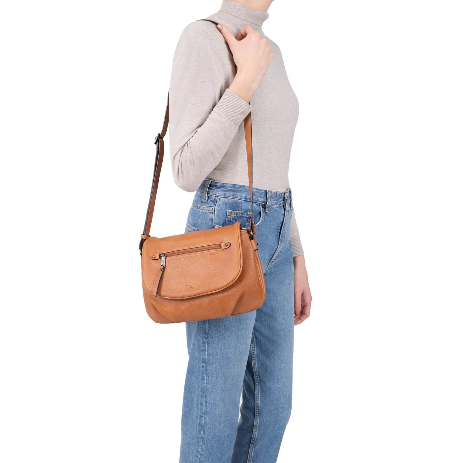 Crossbody kabelka Hexagona Suise, béžová 6