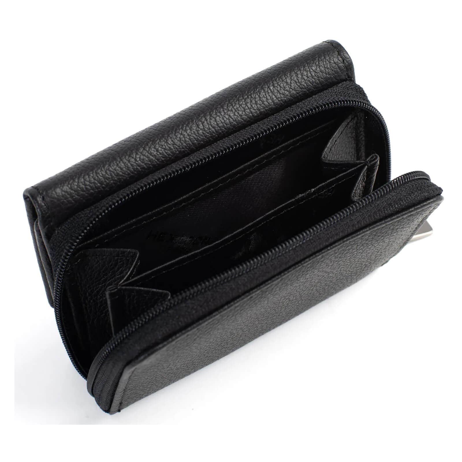Kožená peněženka Hexagona Enett, černá 6