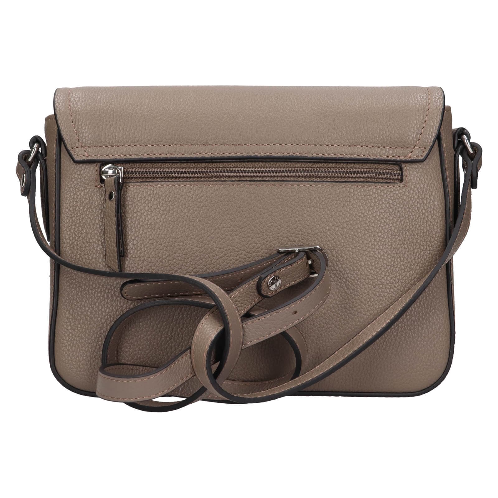 Kožená crossbody kabelka Katana Lucce, šedá 3