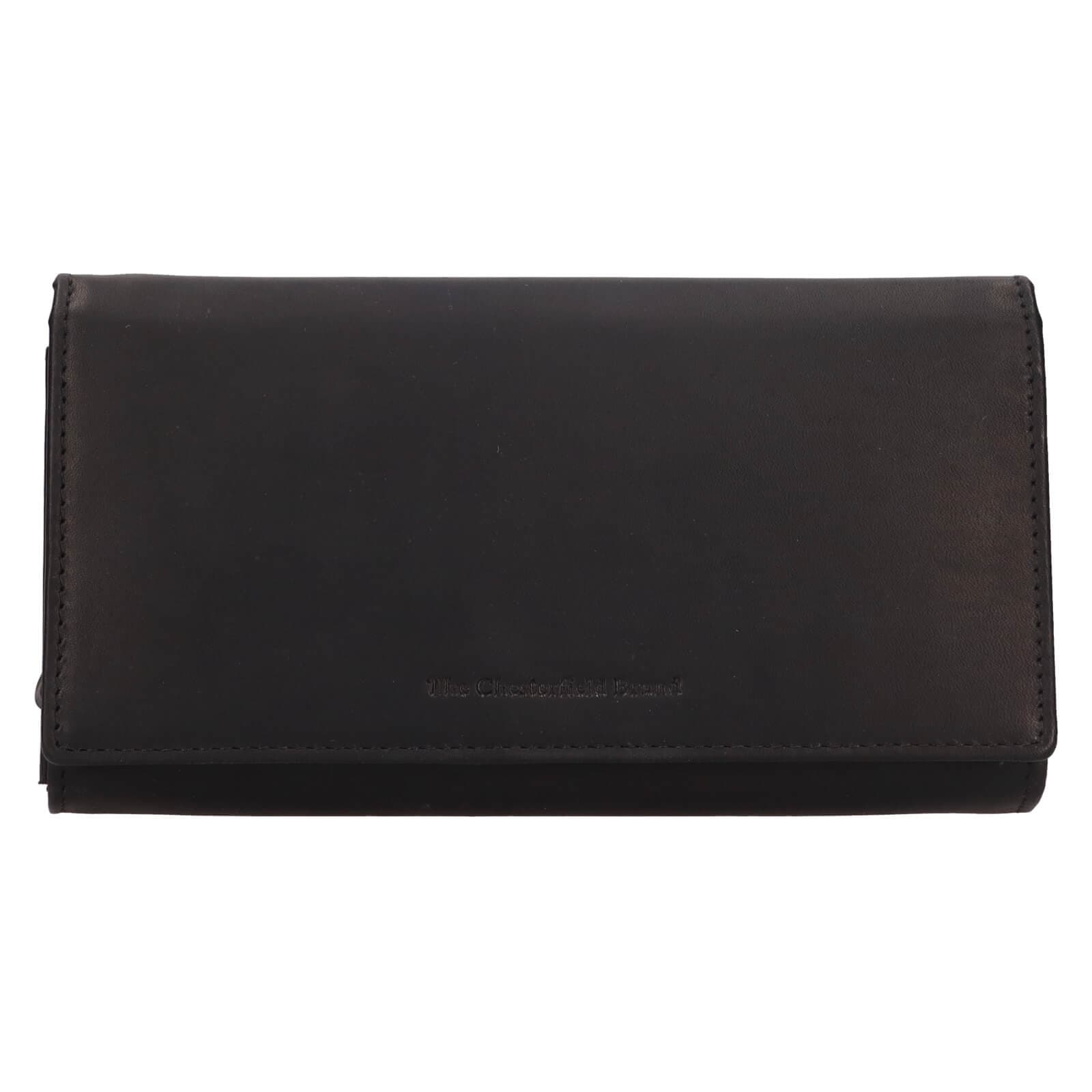 Kožená peněženka The Chesterfield Brand Vanda, černá