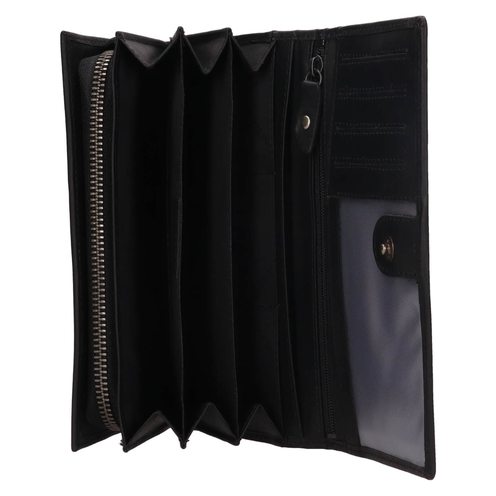 Kožená peněženka The Chesterfield Brand Vanda, černá 4