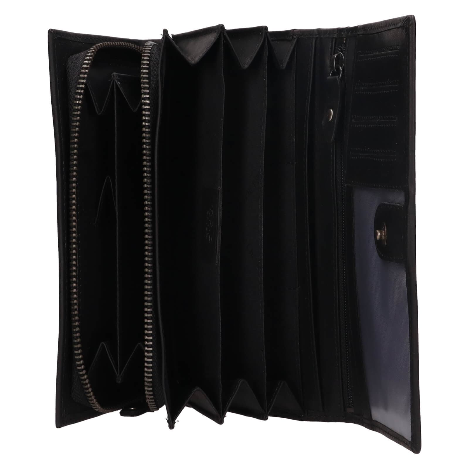 Kožená peněženka The Chesterfield Brand Vanda, černá 5