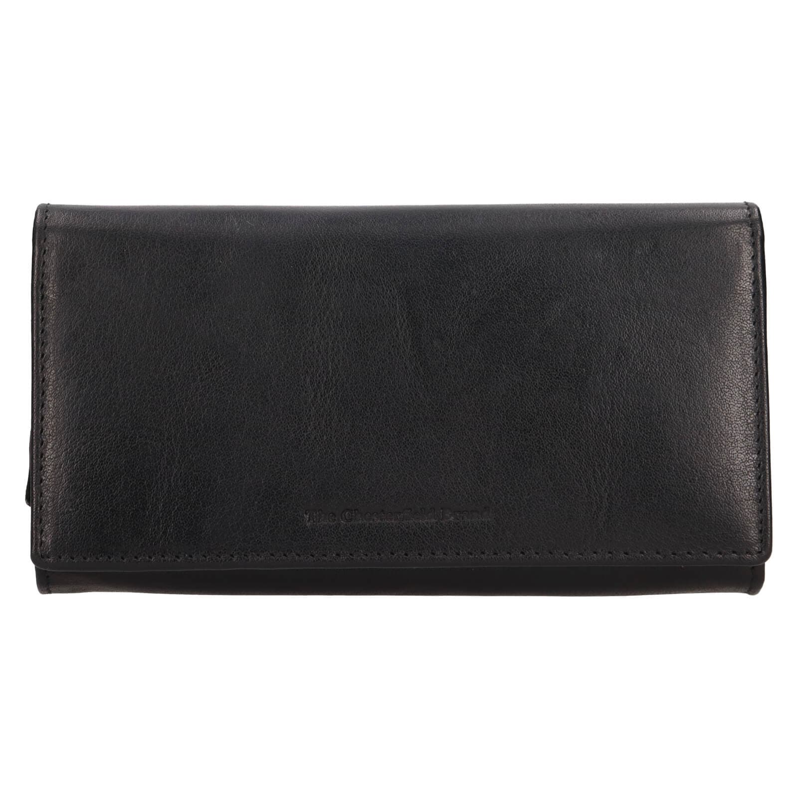 Kožená peněženka The Chesterfield Brand Alena, černá