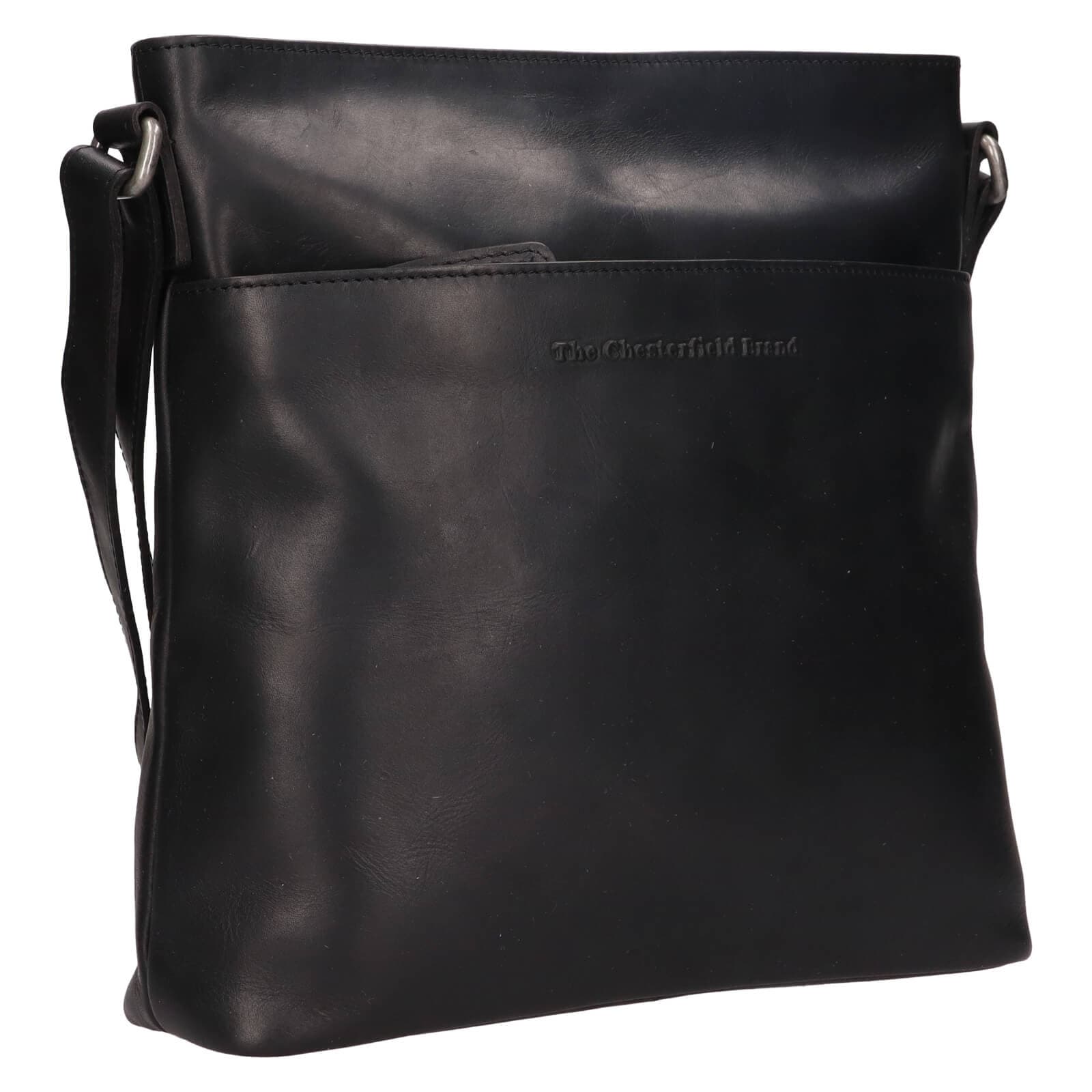 Kožená kabelka The Chesterfield Brand Luntona, černá 2
