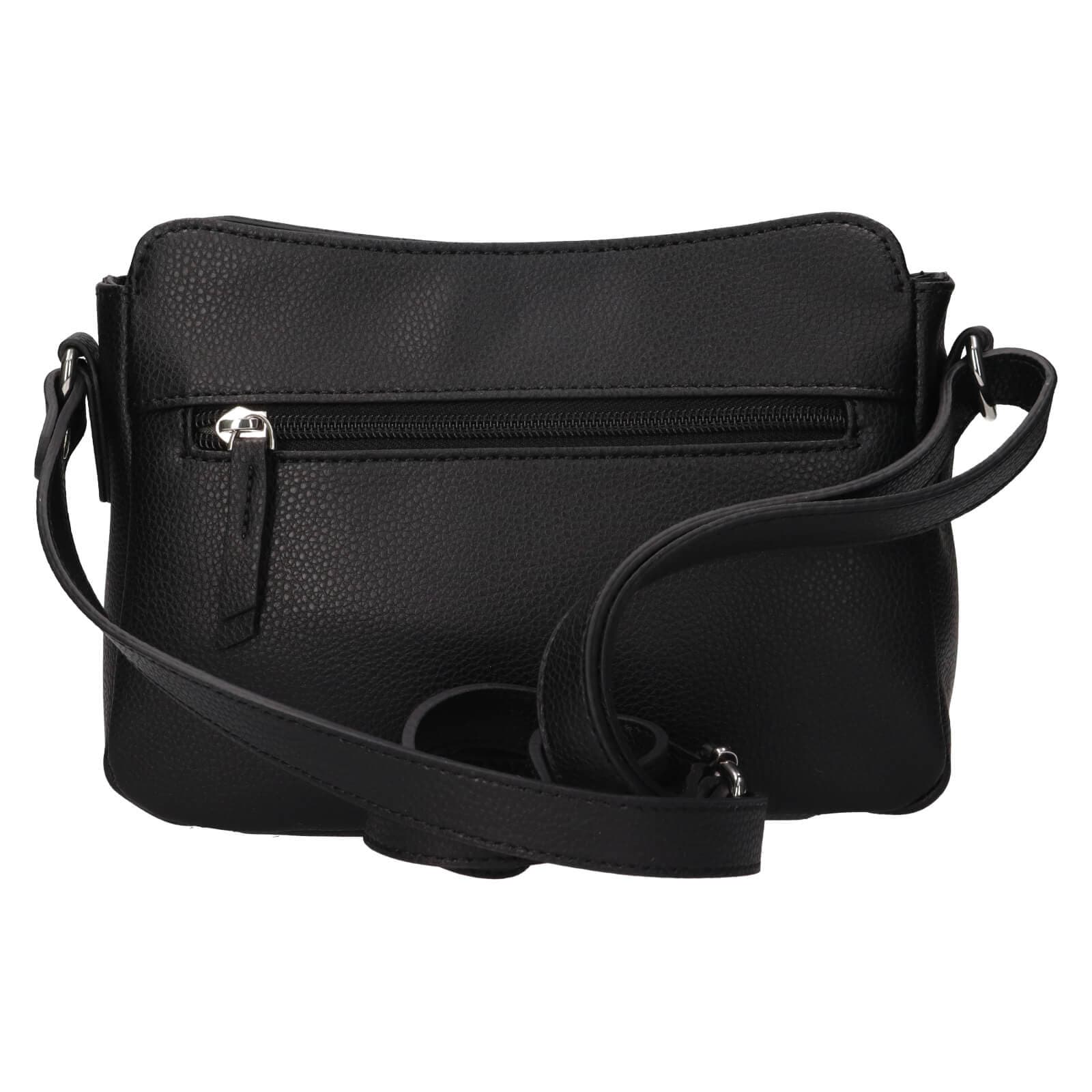 Kožená crossbody kabelka Katana Rezza, černá 3