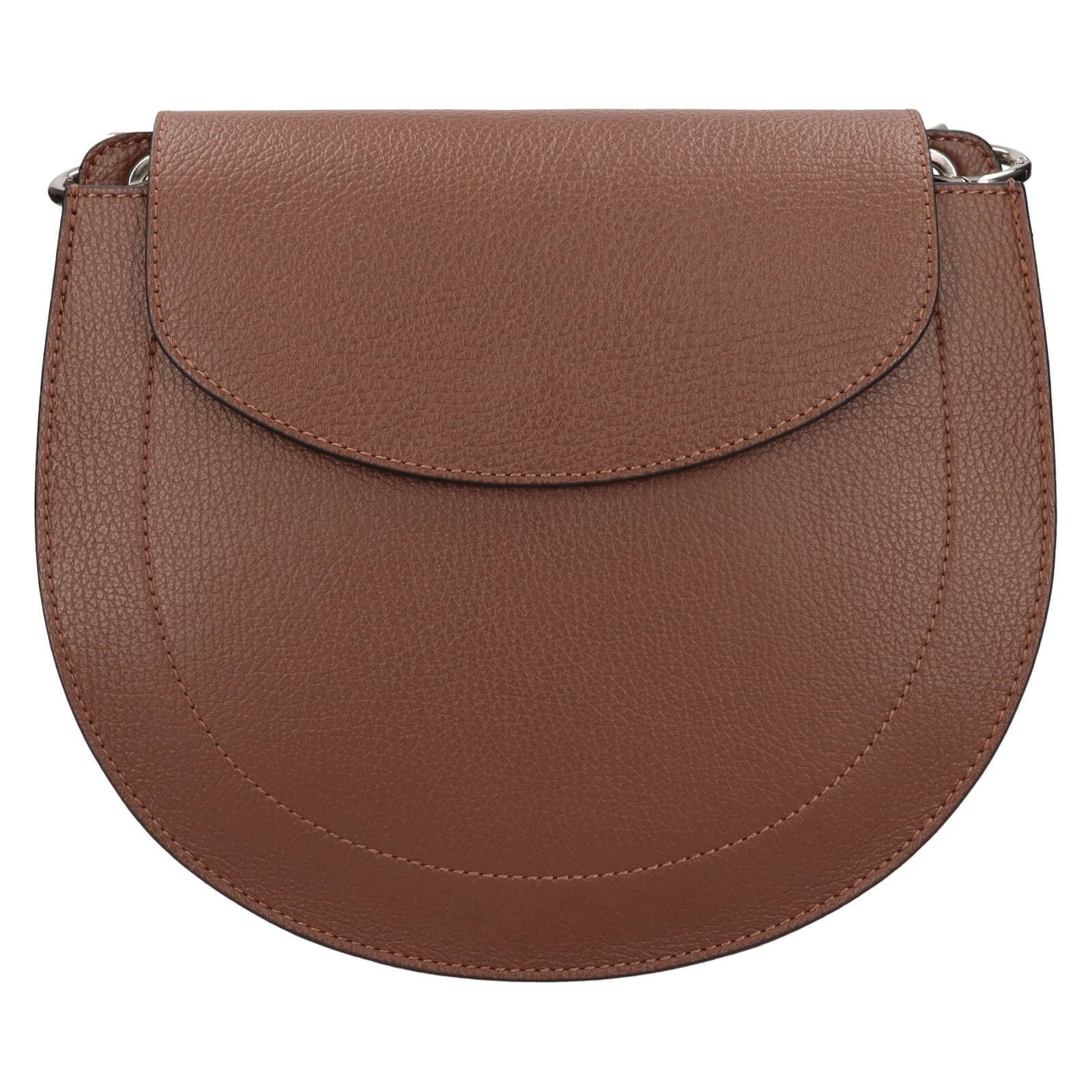 Kožená crossbody kabelka Italia Locita, hnědá