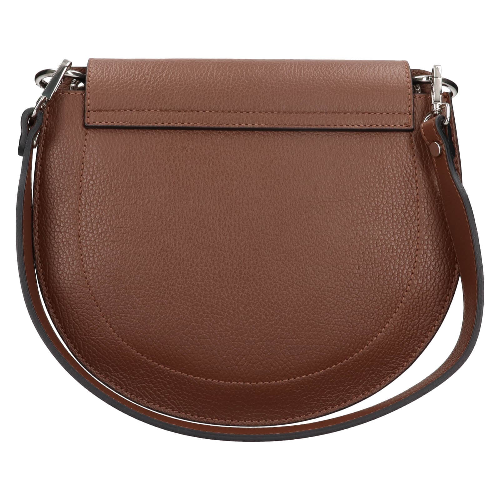 Kožená crossbody kabelka Italia Locita, hnědá 4