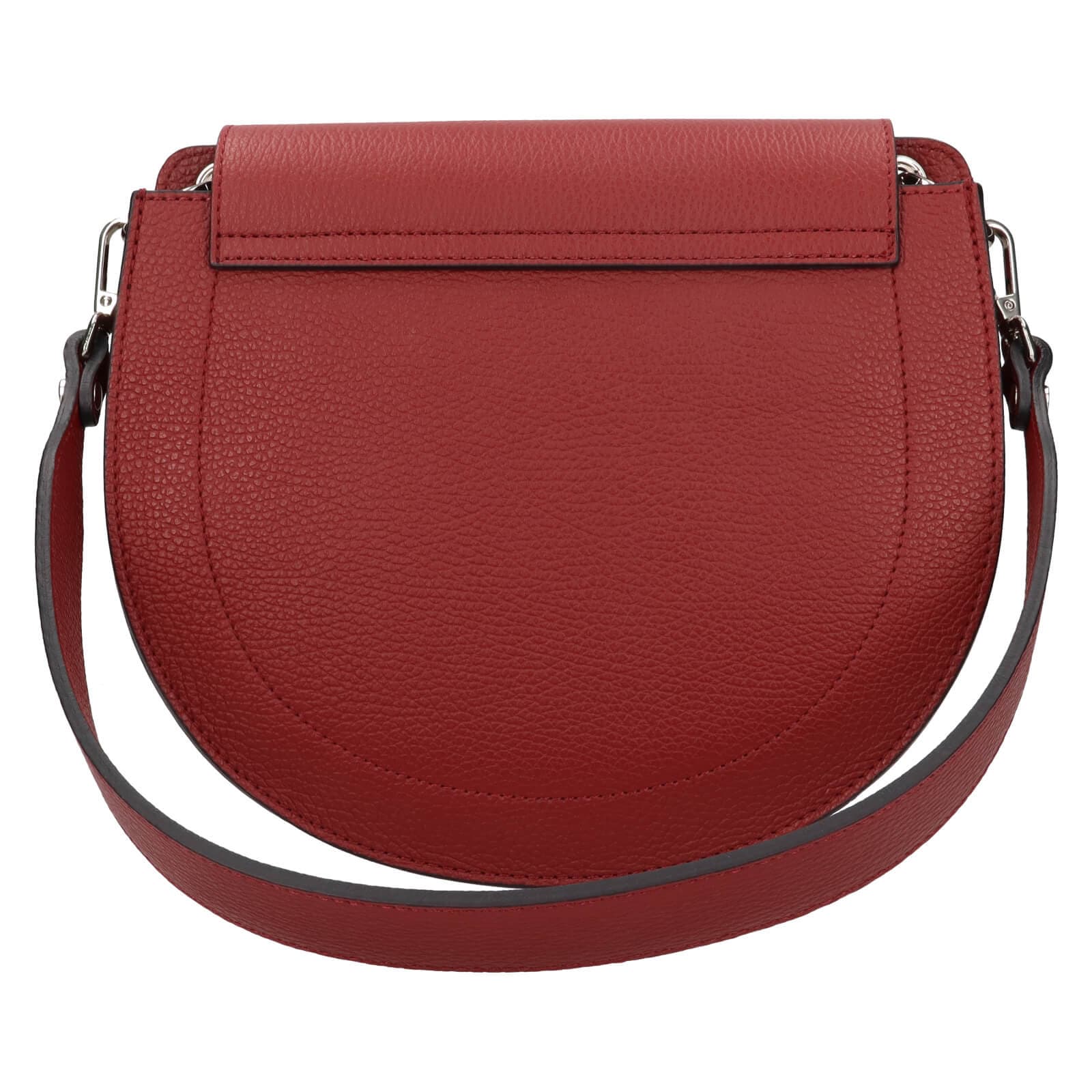 Kožená crossbody kabelka Italia Locita, červená 4