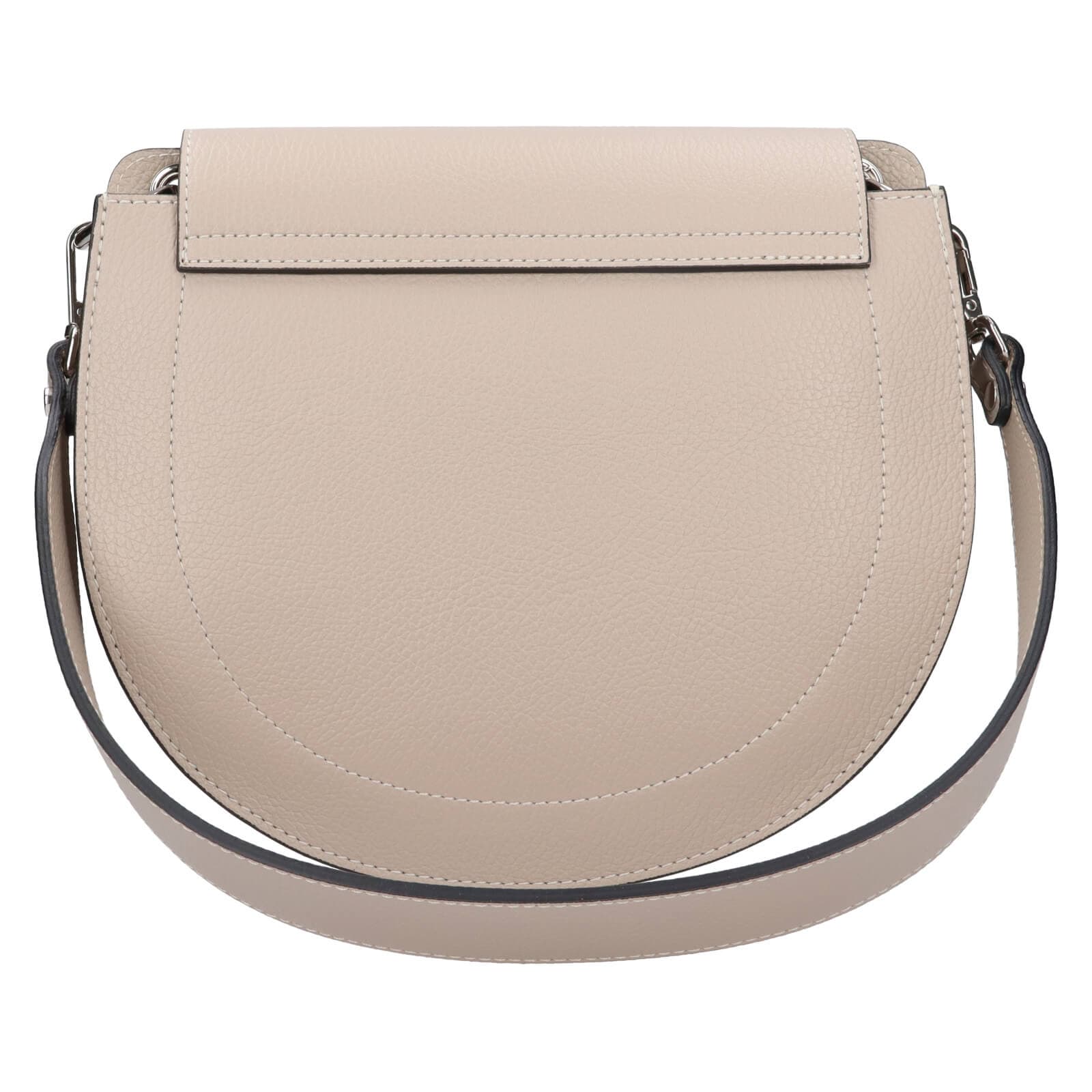 Kožená crossbody kabelka Italia Locita, šedá 4