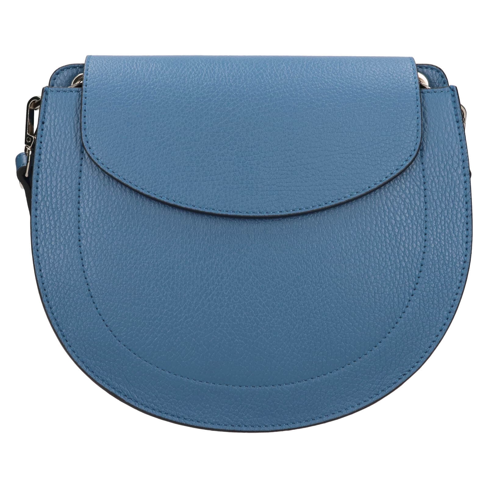 Kožená crossbody kabelka Italia Locita, modrá