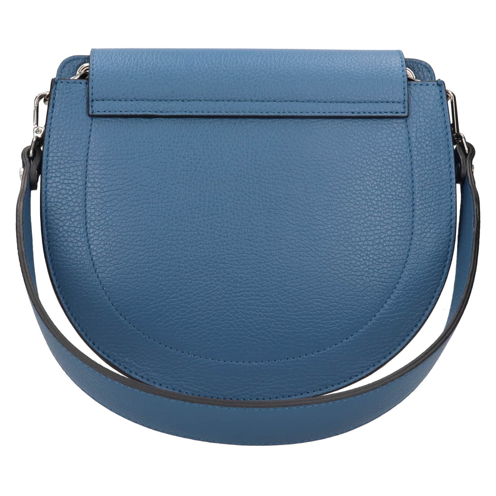 Kožená crossbody kabelka Italia Locita, modrá 3