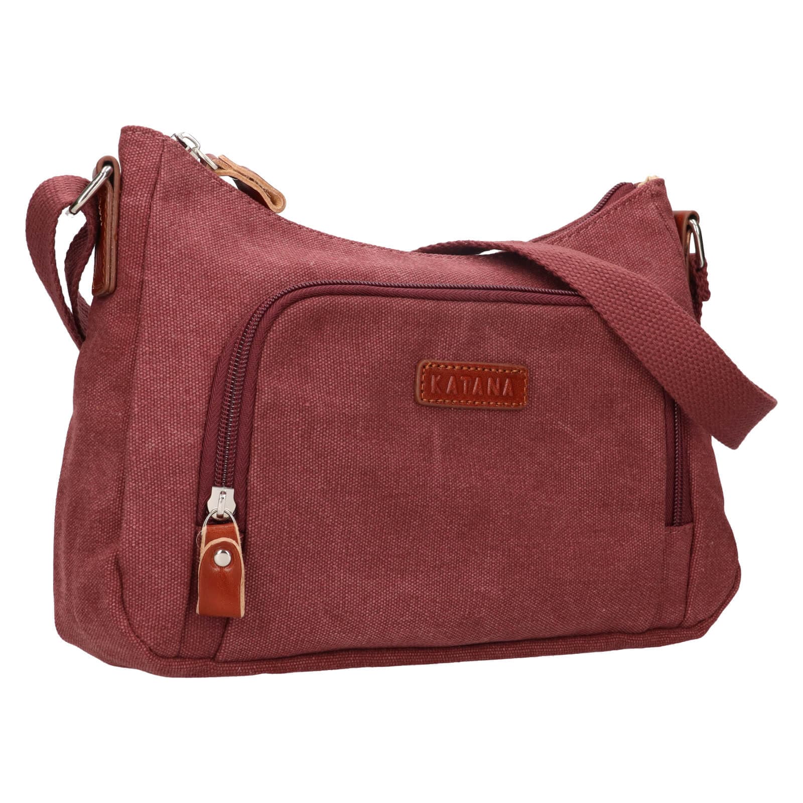 Crossbody kabelka Katana Luiza, vínová 2
