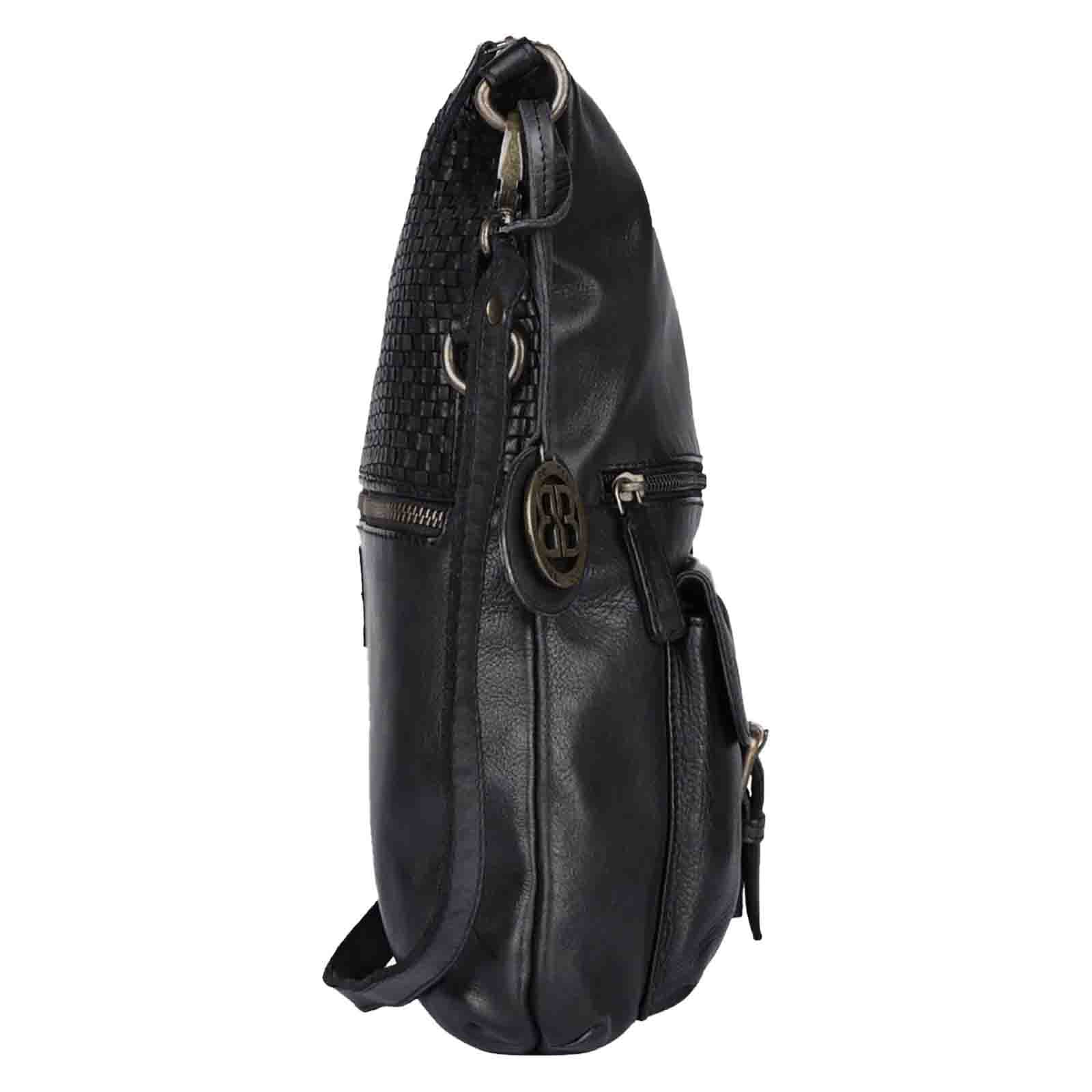 Kožená crossbody kabelka Bellicci Inge, černá 4