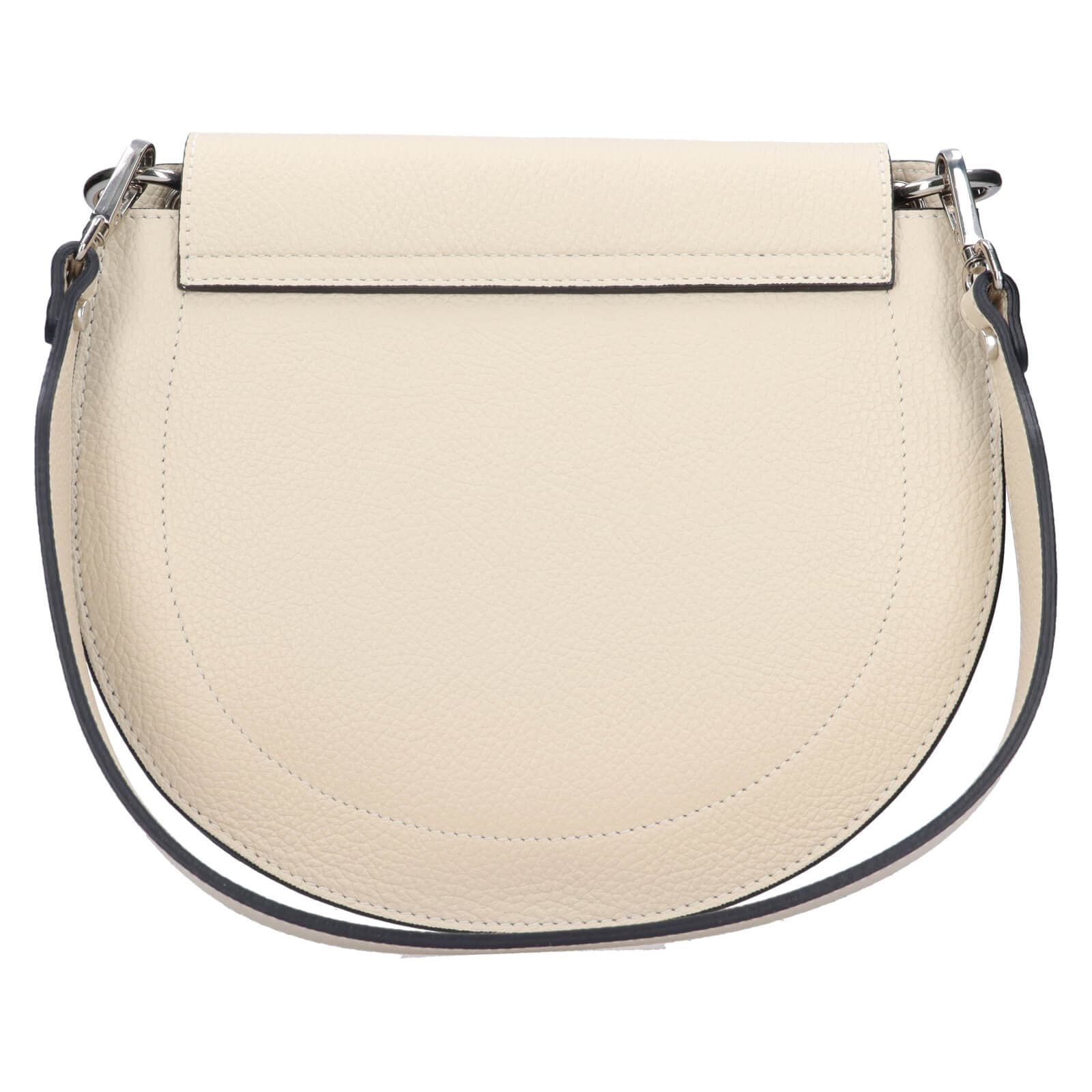 Kožená crossbody kabelka Italia Locita, krémová 3