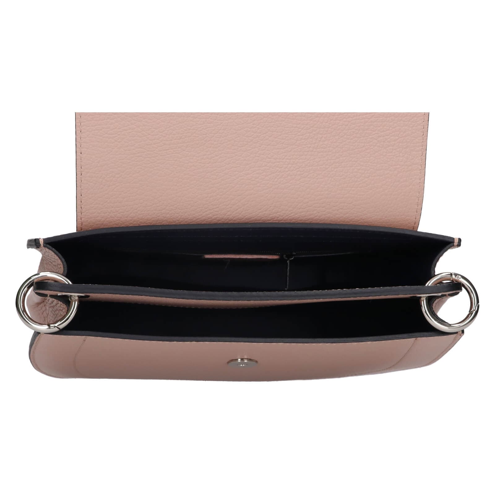 Kožená crossbody kabelka Italia Locita, růžová 6