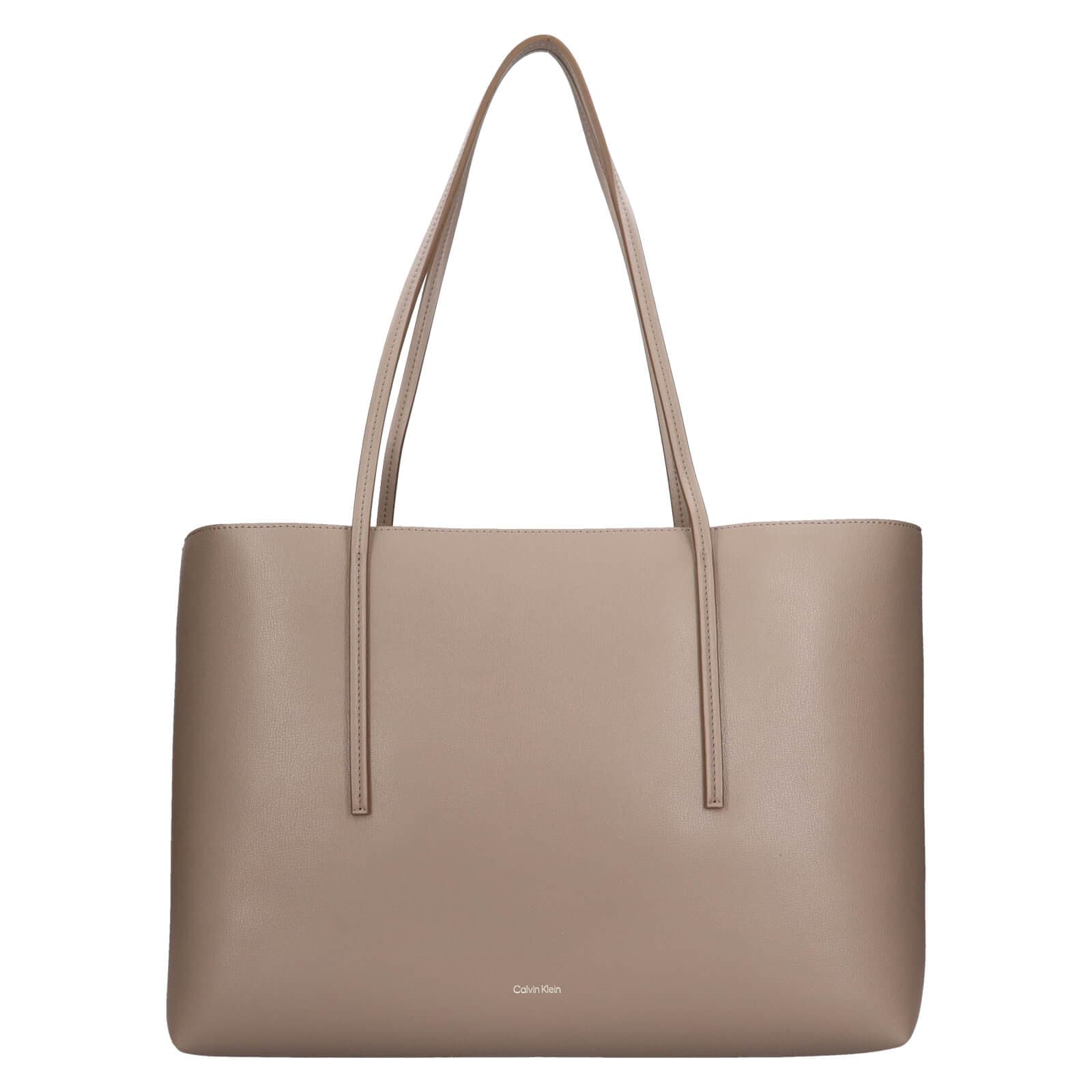 Kabelka Calvin Klein Manea, béžová
