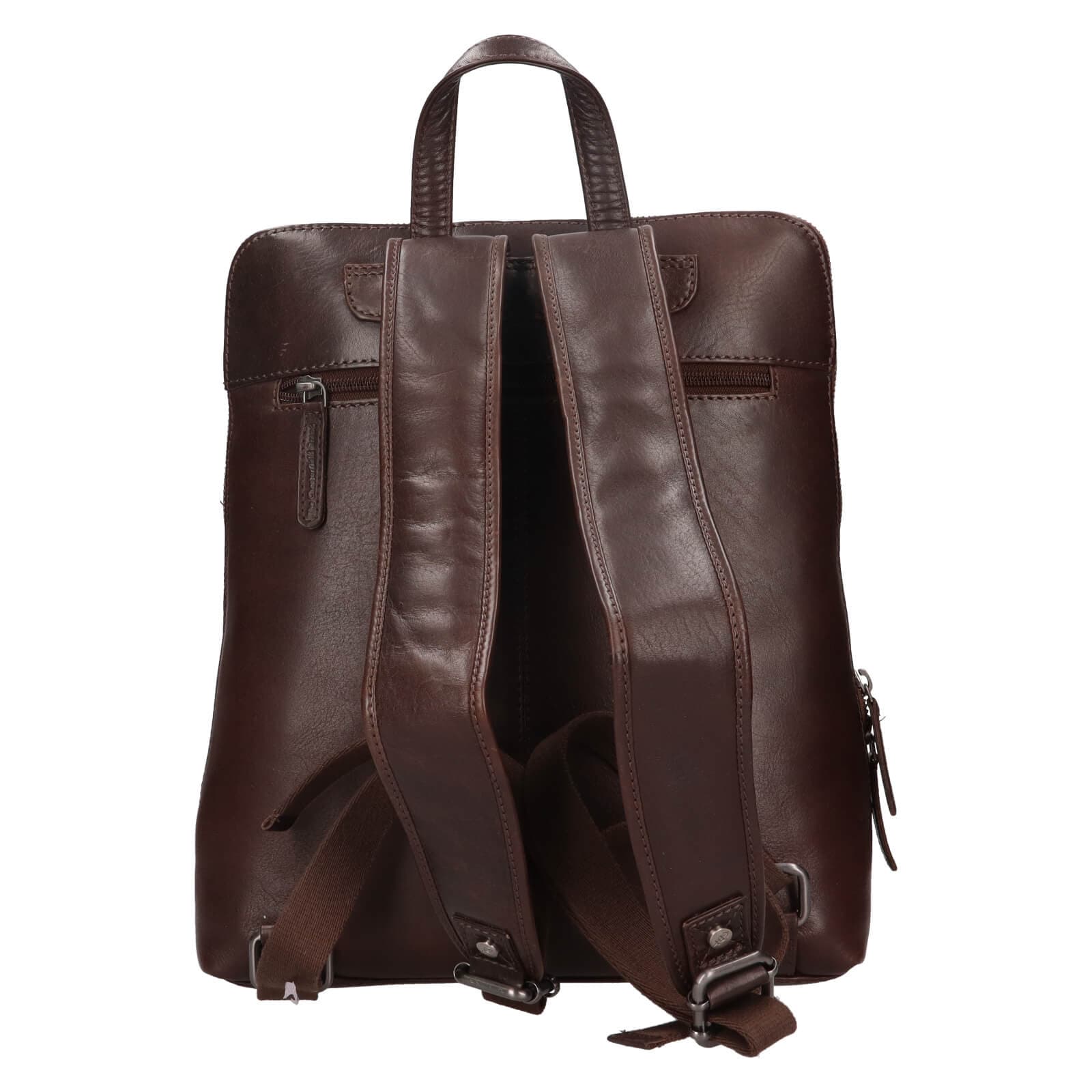 Kožený batoh The Chesterfield Brand Fornella, hnědá 3