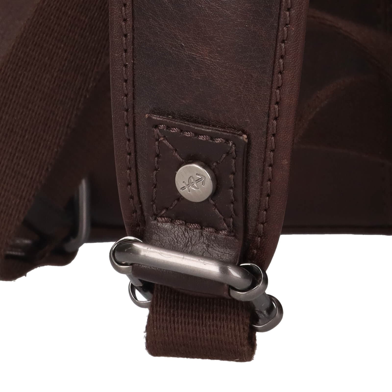 Kožený batoh The Chesterfield Brand Fornella, hnědá 5