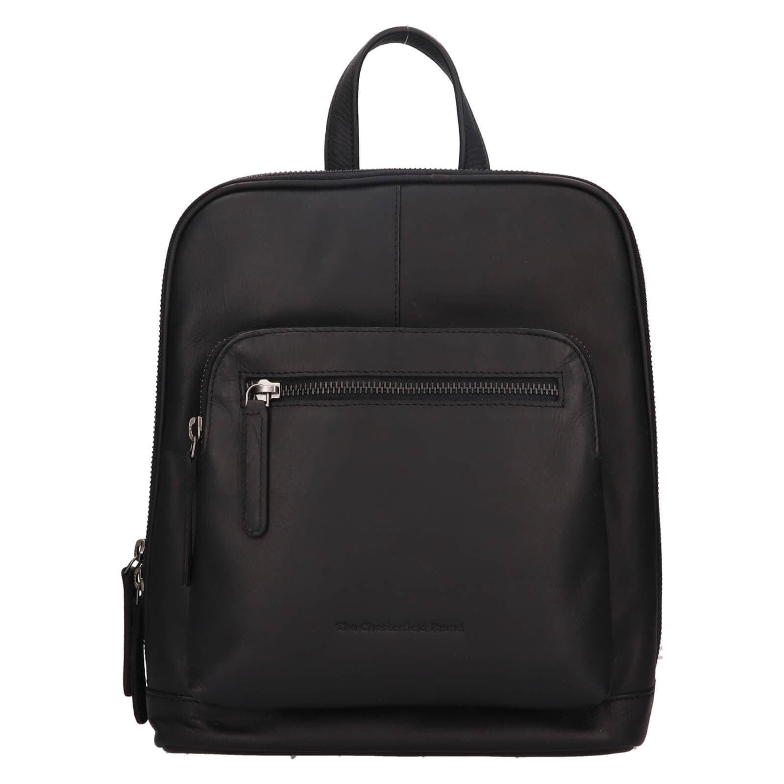 Kožený batoh The Chesterfield Brand Florane, černá 2