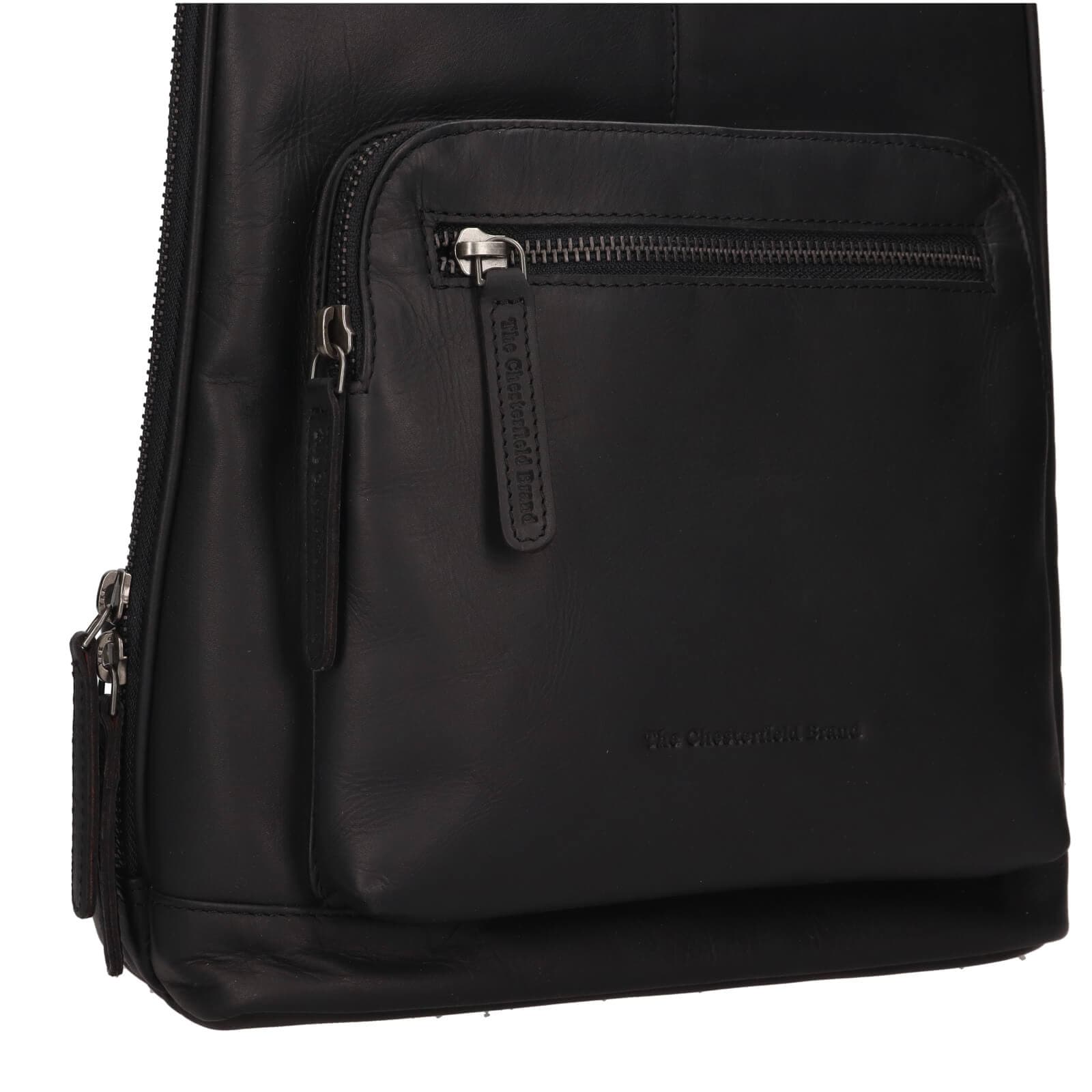 Kožený batoh The Chesterfield Brand Florane, černá 6