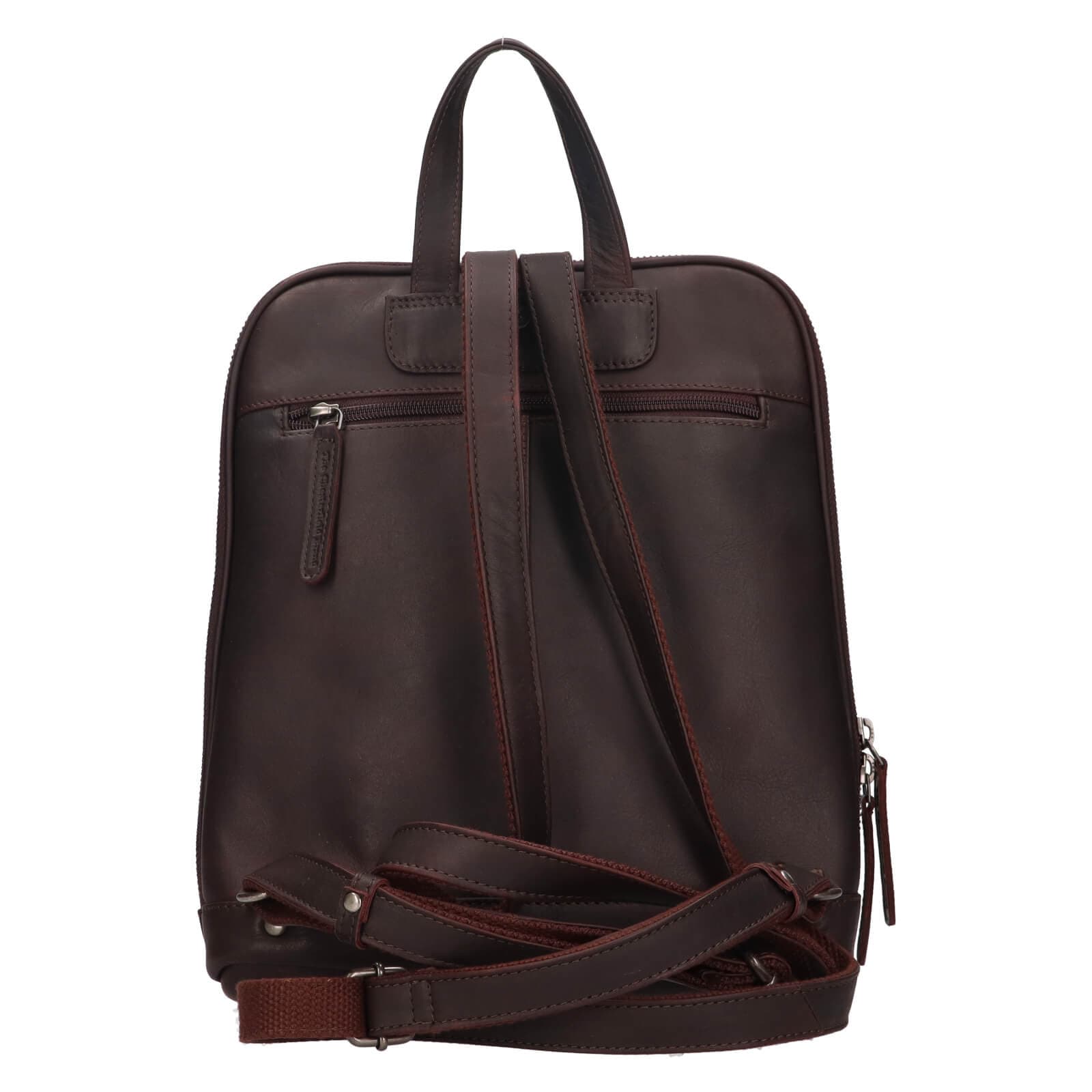 Kožený batoh The Chesterfield Brand Florane, hnědá 4