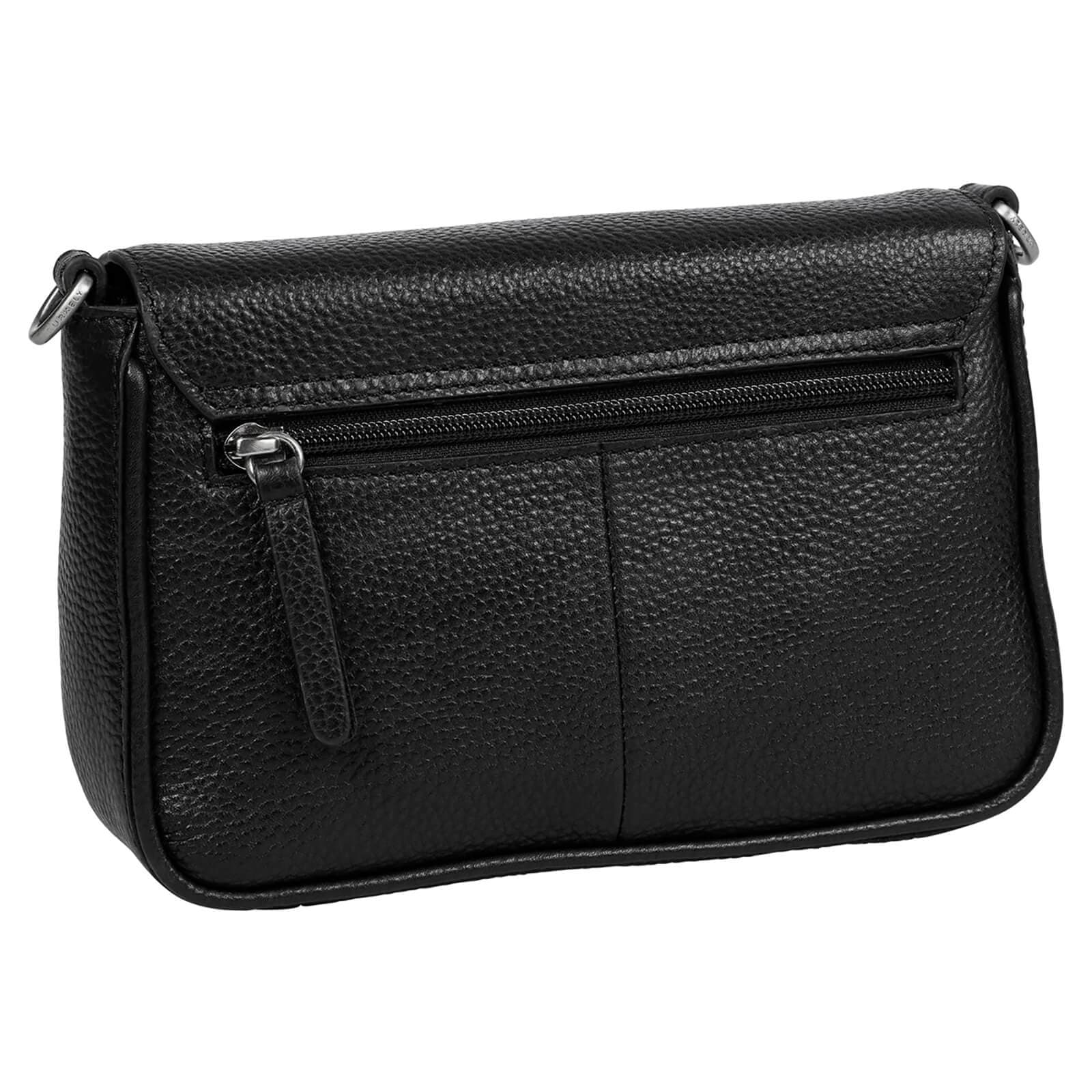 Crossbody kožená kabelka Burkely Ava, černá 3