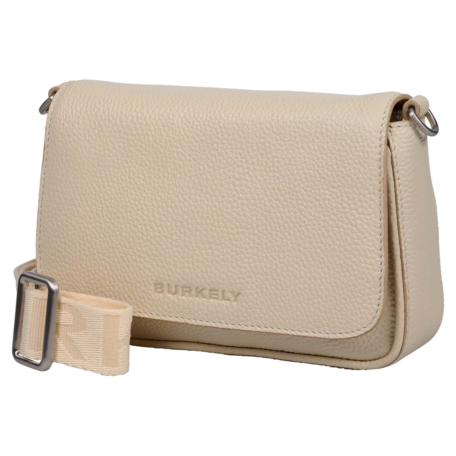 Crossbody kožená kabelka Burkely Ava, krémová 2