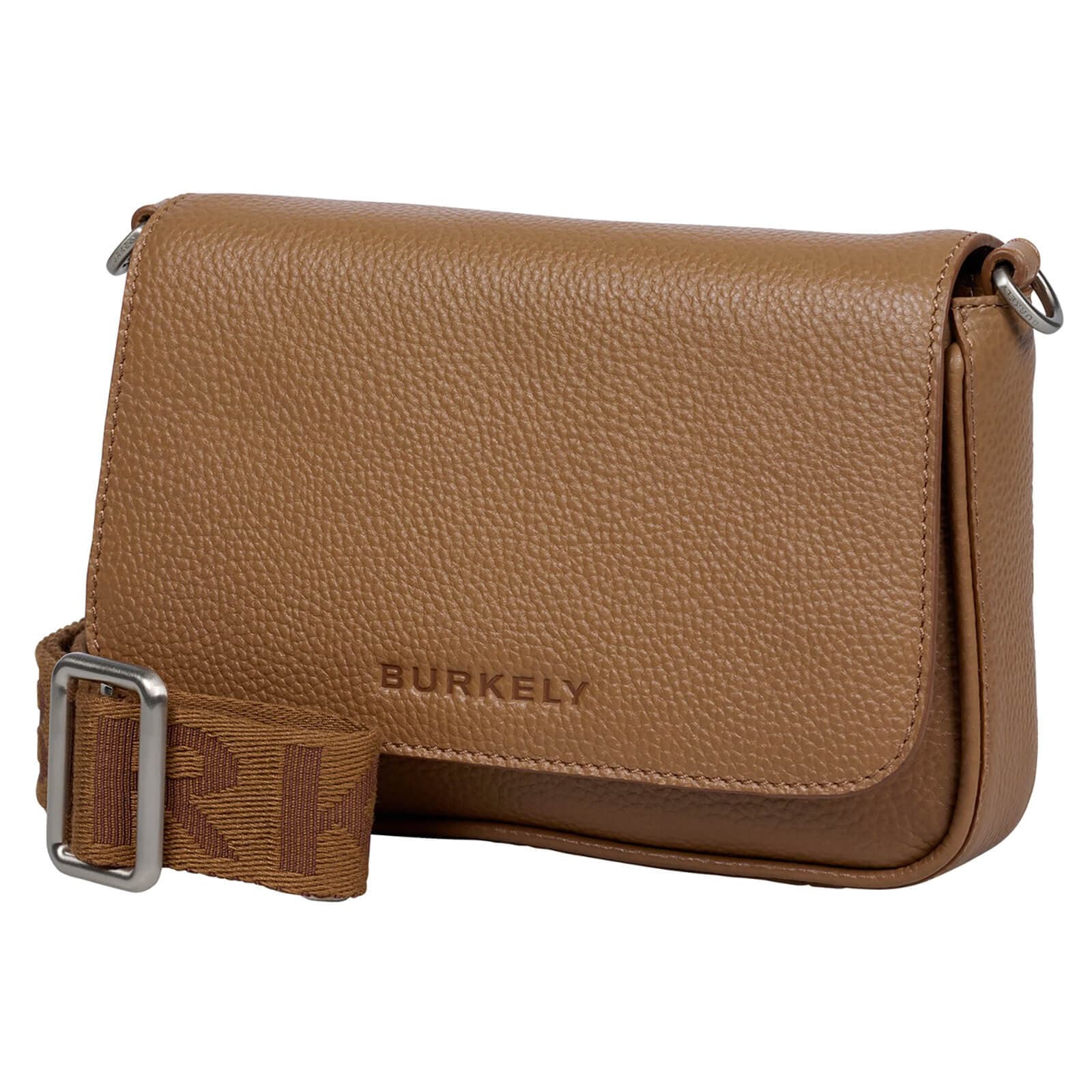 Crossbody kožená kabelka Burkely Ava, hnědá 2
