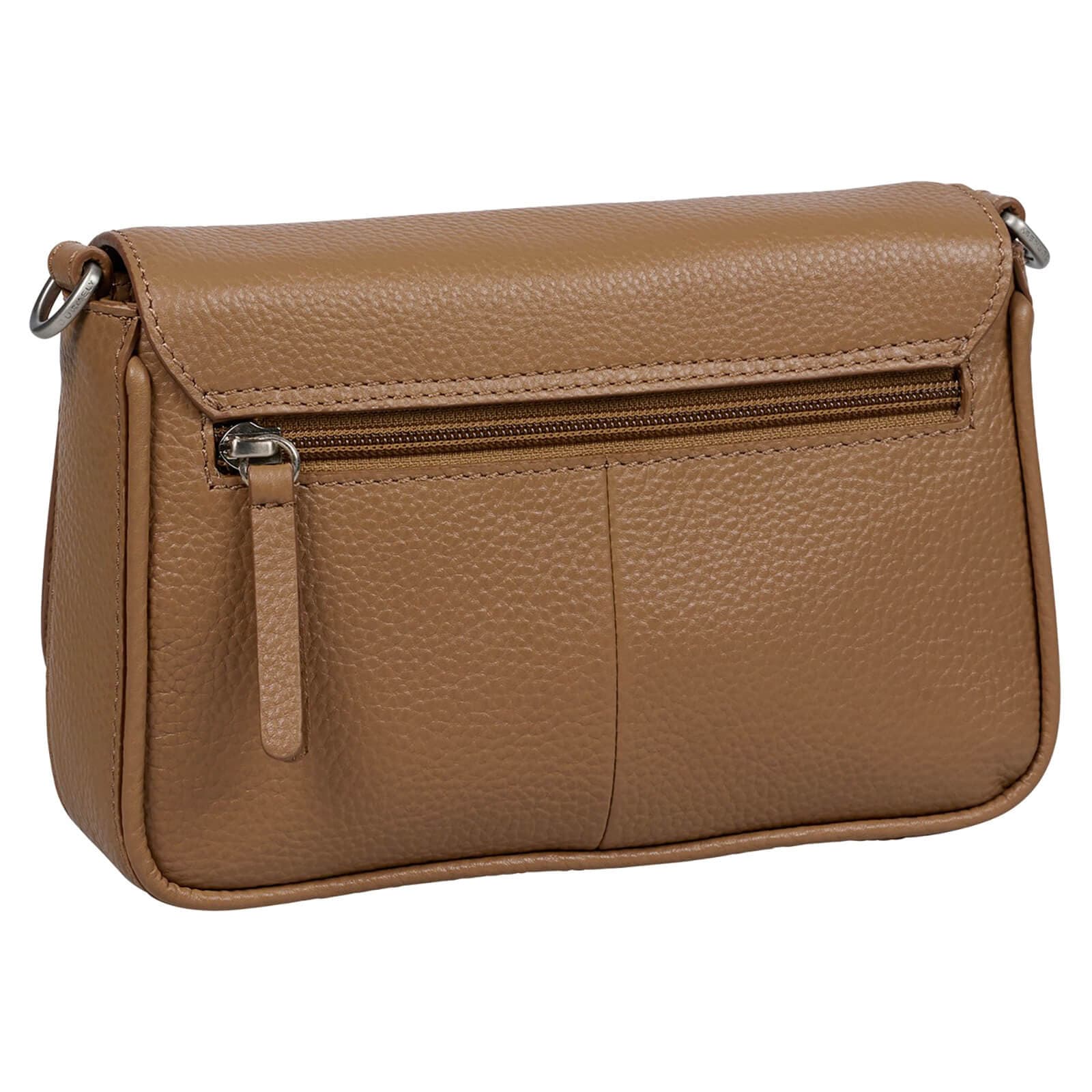 Crossbody kožená kabelka Burkely Ava, hnědá 3