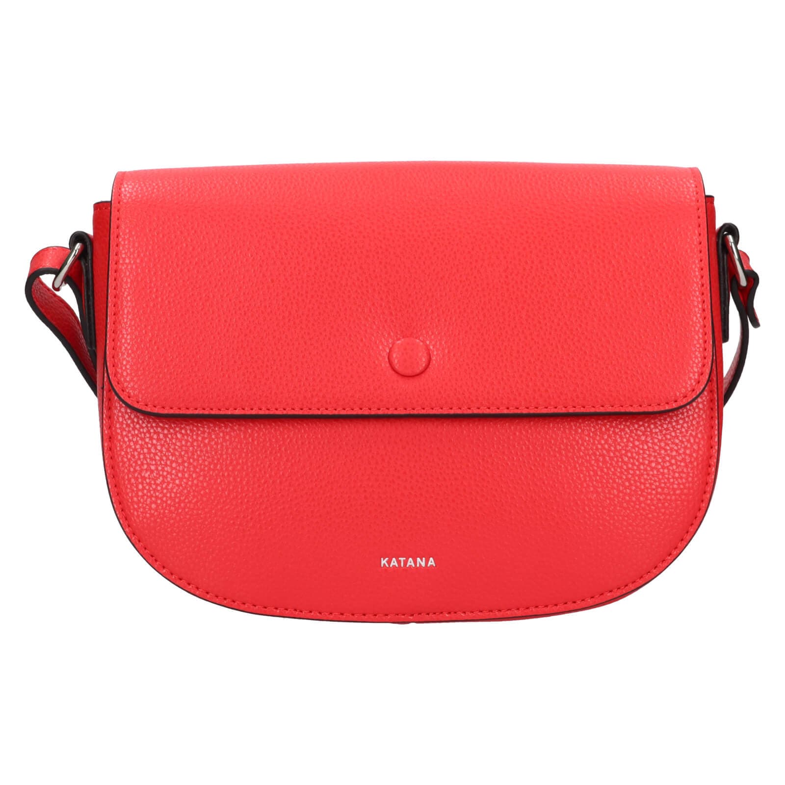 Kožená crossbody kabelka Katana Amálie, červená