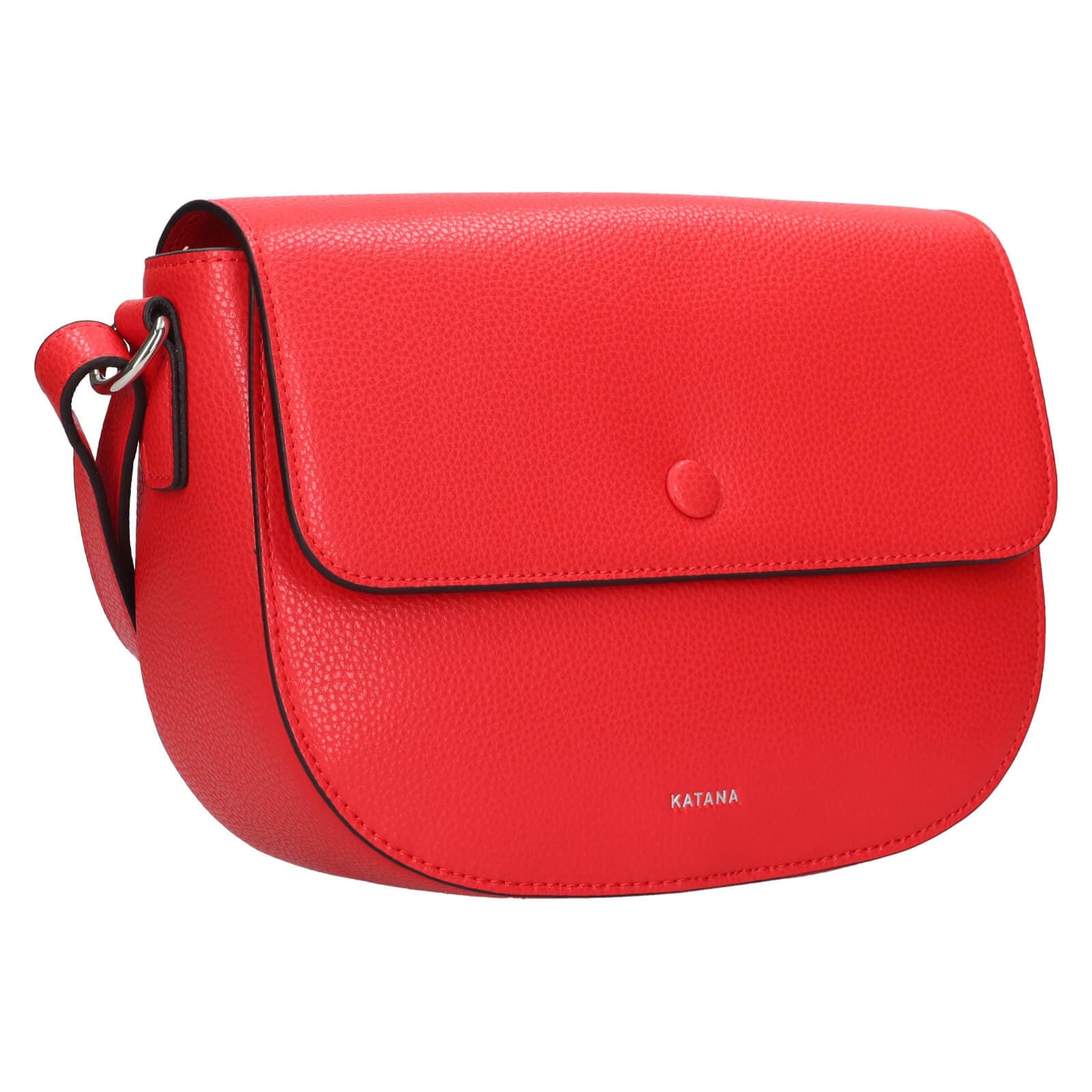 Kožená crossbody kabelka Katana Amálie, červená 2