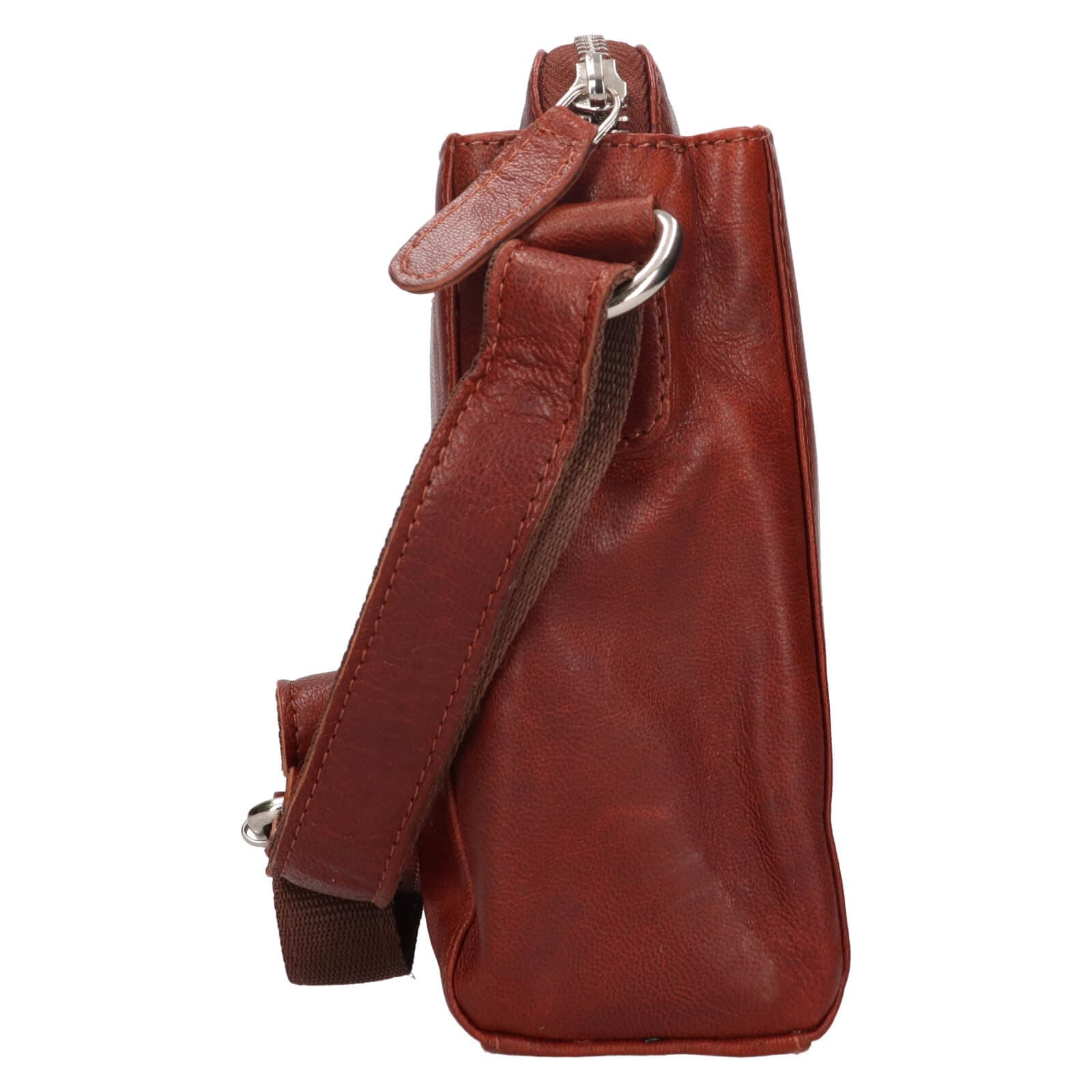 Kožená crossbody kabelka Greenwood Melony, hnědá 4