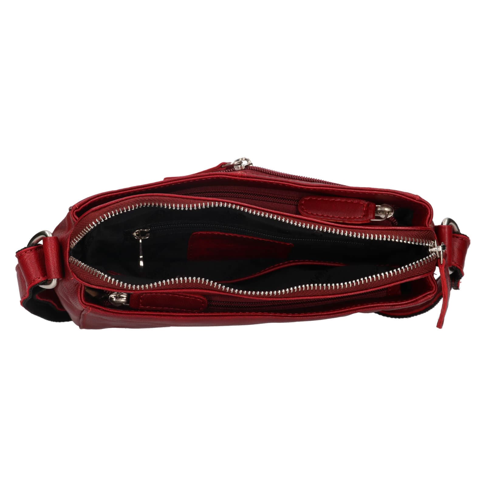 Kožená crossbody kabelka Greenwood Melony, červená 6