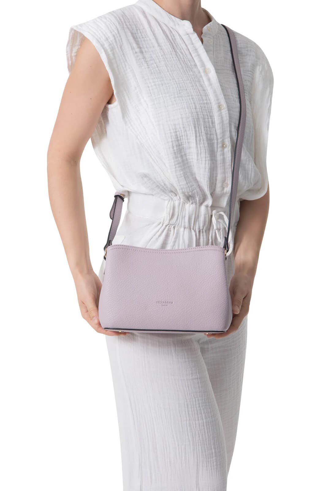 Crossbody kabelka Hexagona Kajta, béžová 6