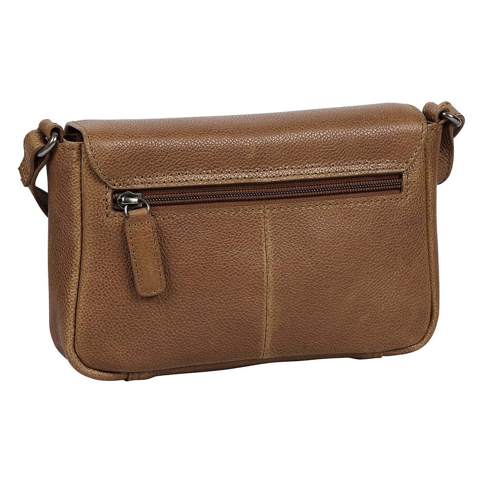 Crossbody kožená kabelka Burkely Isa, hnědá 3