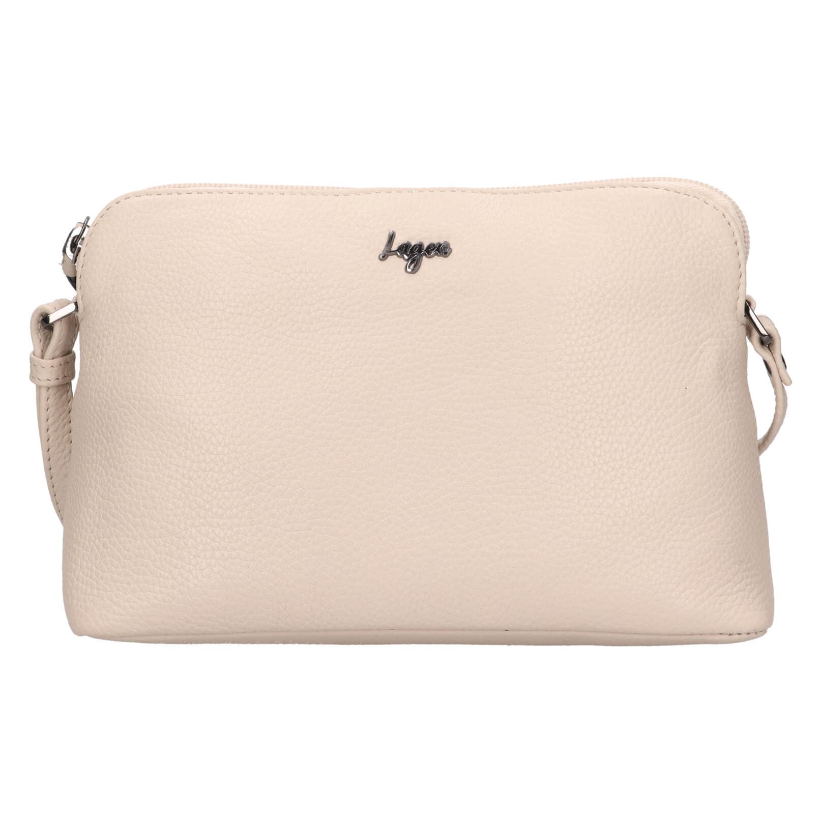 Crossbody kabelka Lagen Jitke, krémová