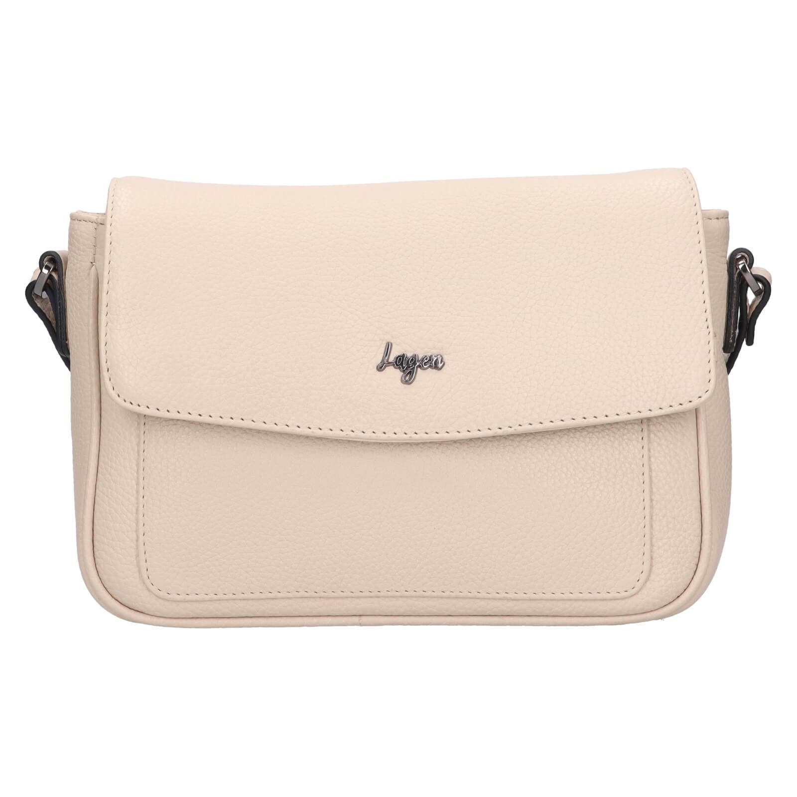 Crossbody kabelka Lagen Sofie, krémová