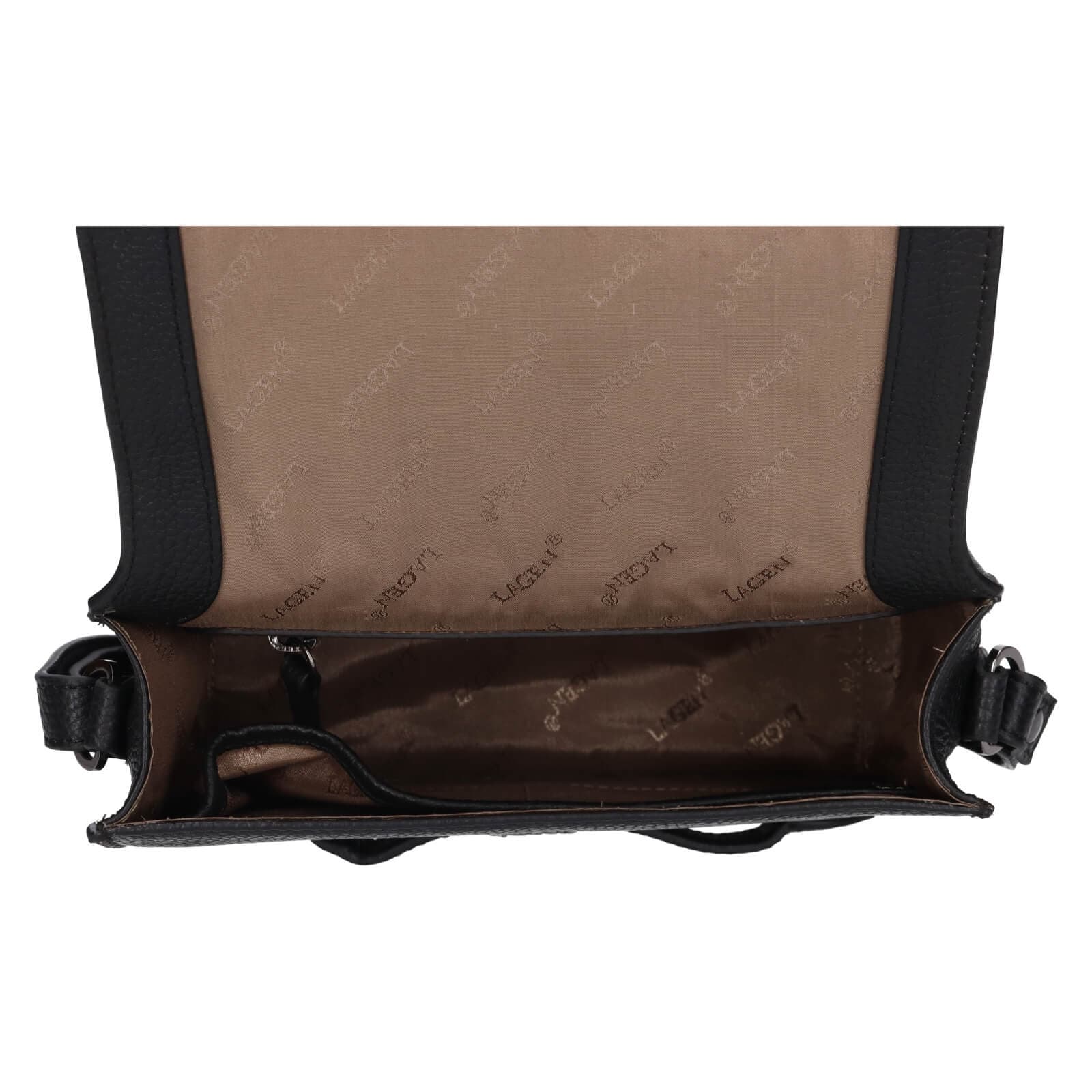 Crossbody kabelka Lagen Perta, černá 6
