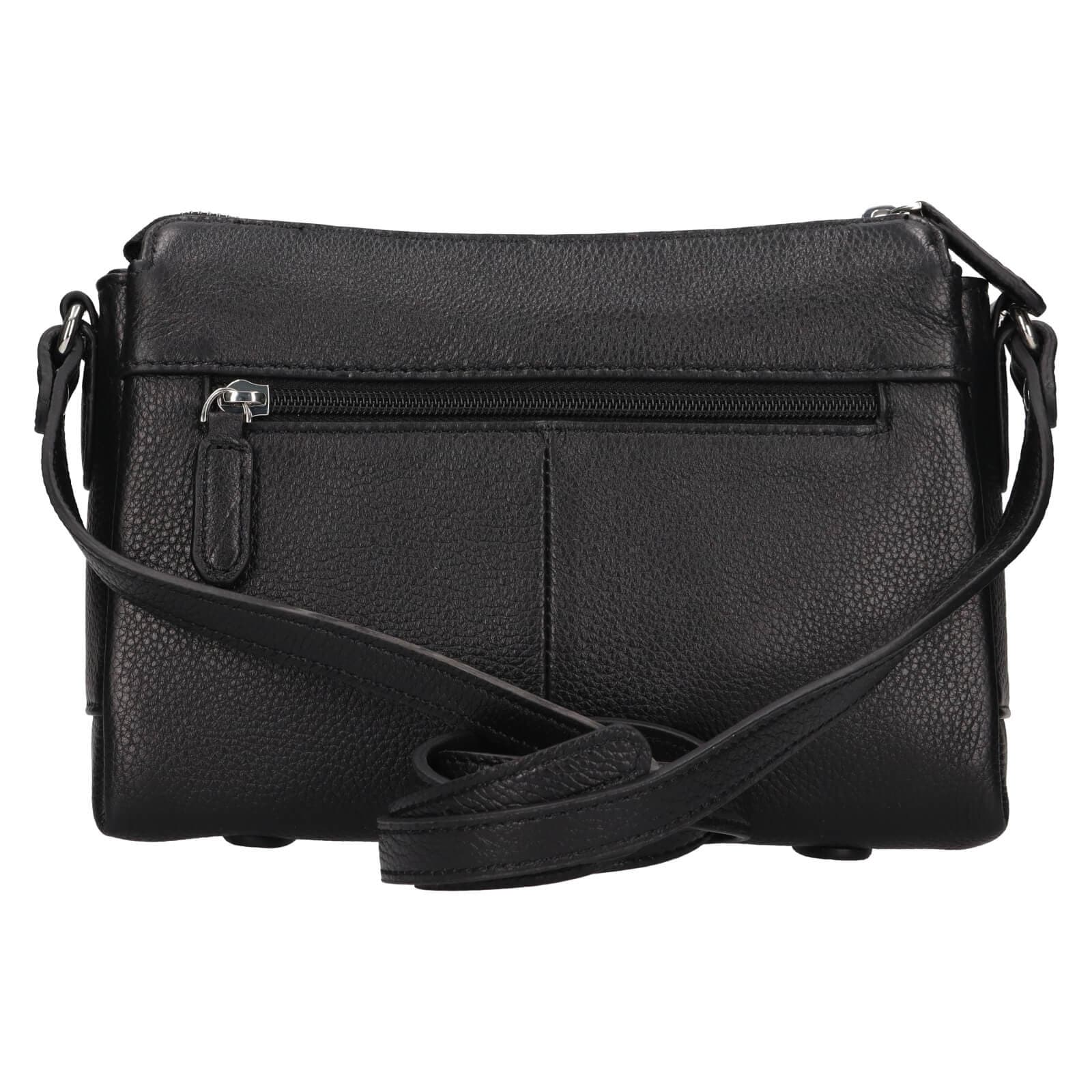 Kožená crossbody kabelka Katana Babet, černá 3