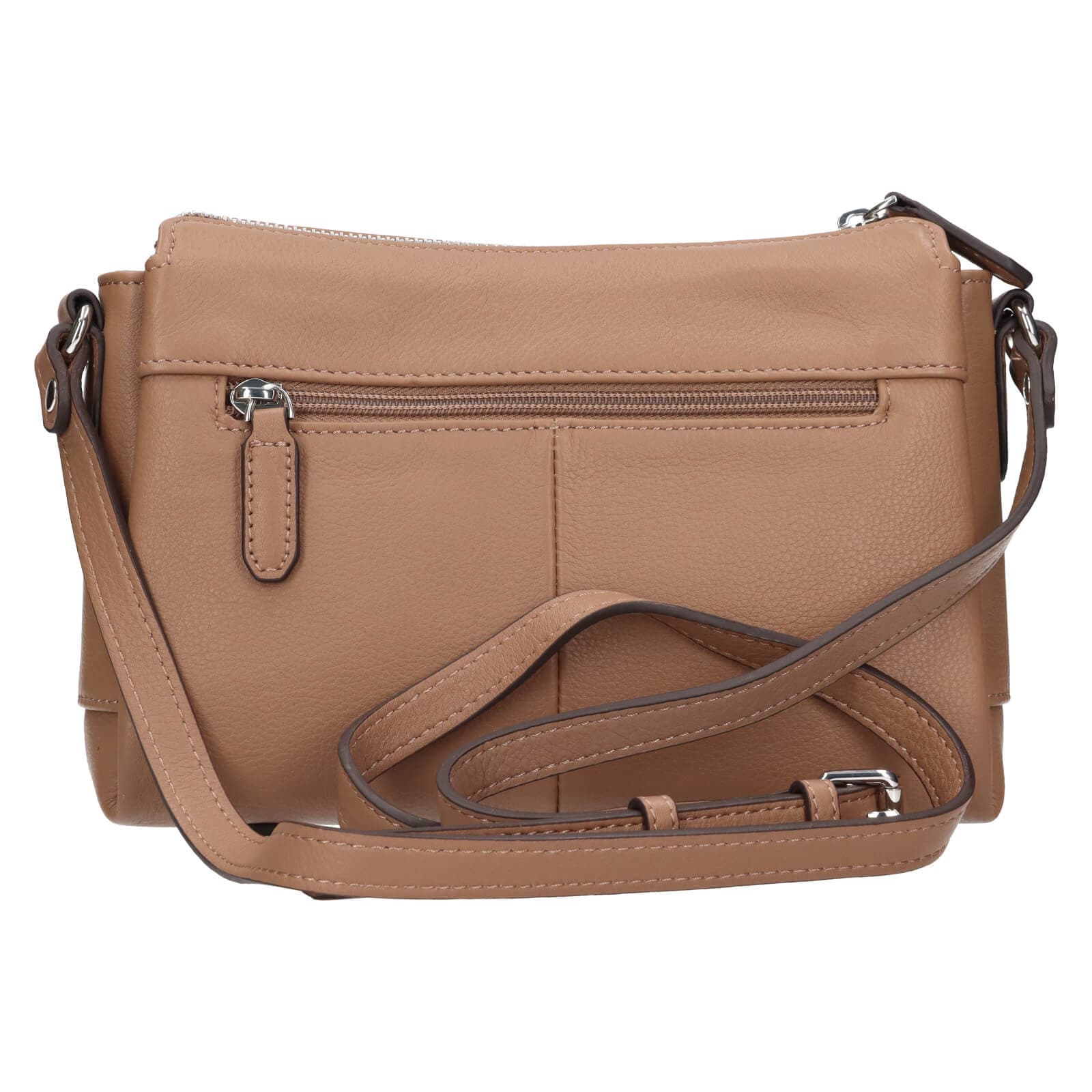 Kožená crossbody kabelka Katana Babet, hnědá 3