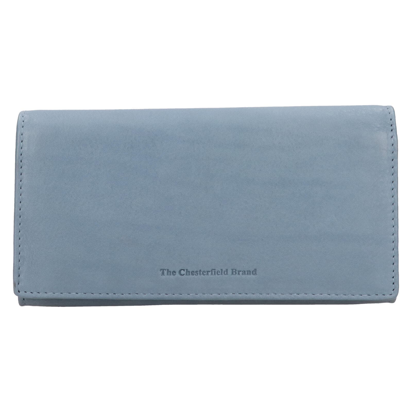 Kožená peněženka The Chesterfield Brand Valetta, modrá