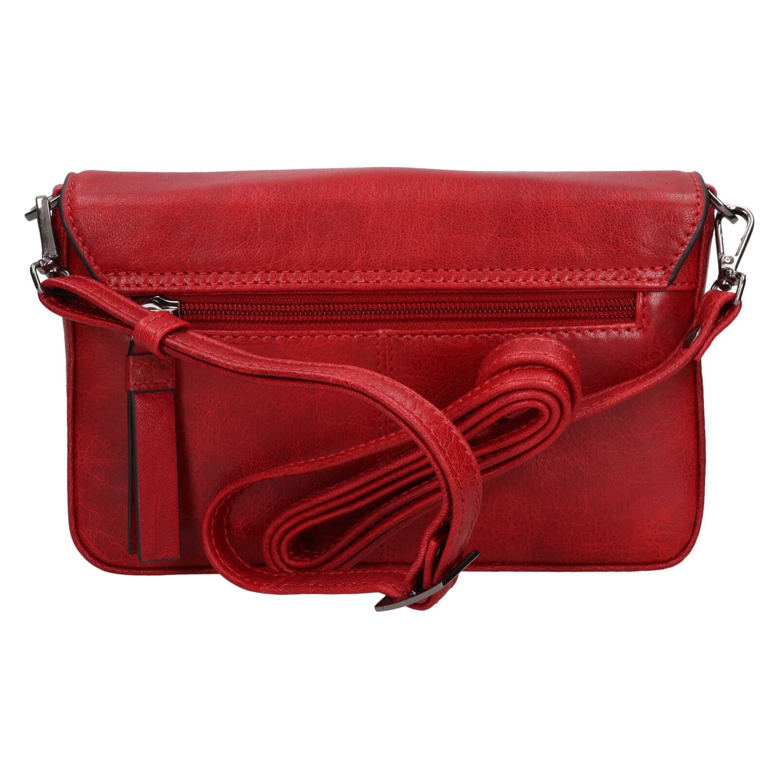 Kožená crossbody kabelka Lagen Rikke, červená 3